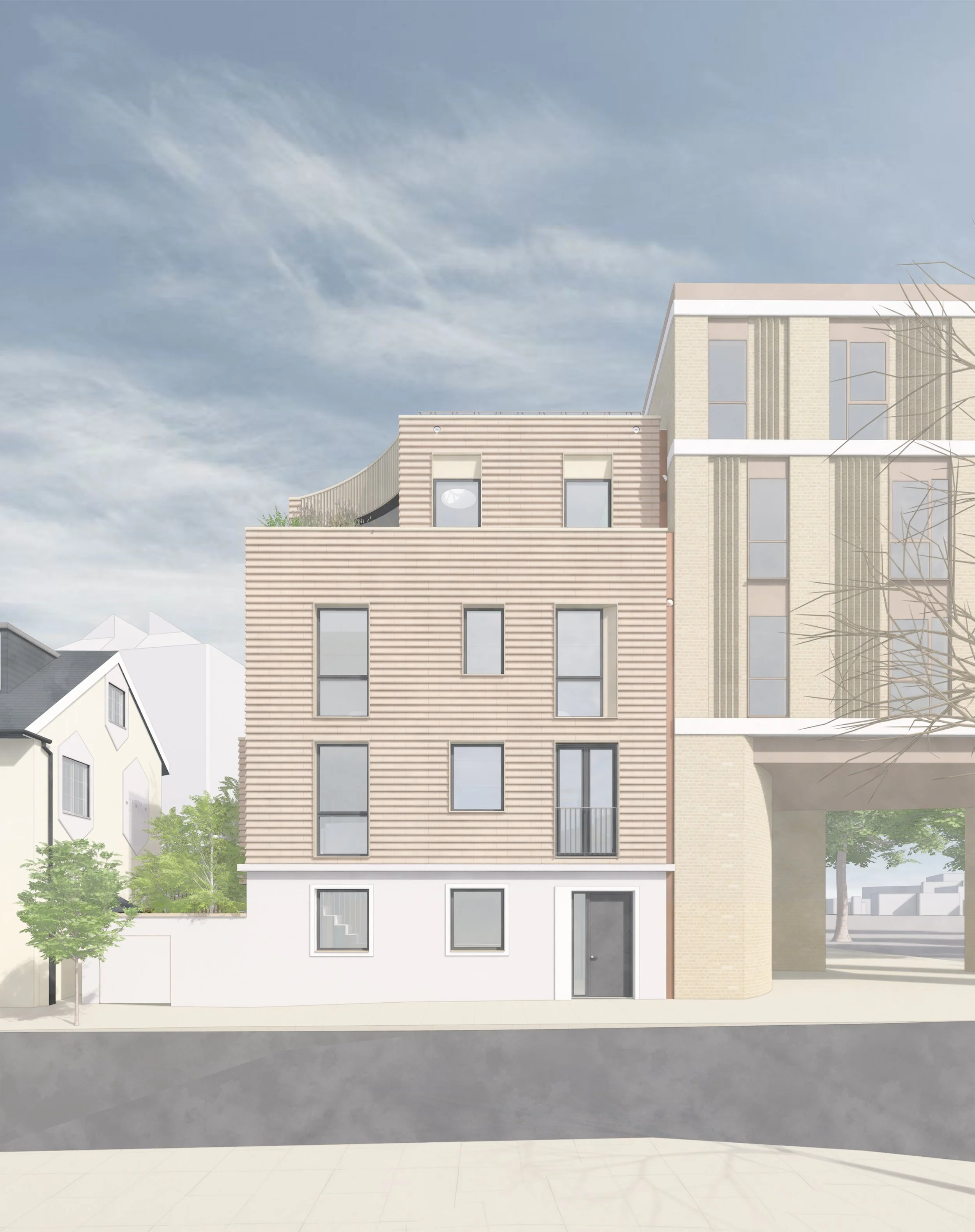Development of Lansdowne Drive to family home Hackney