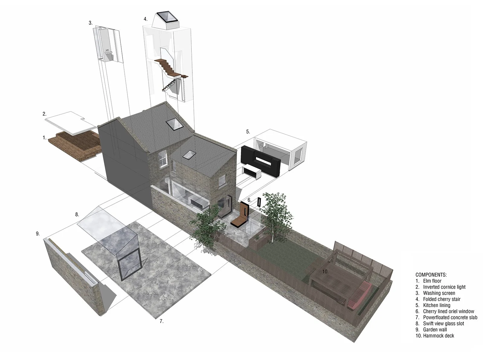 Exploded view of Mapledene Road developments