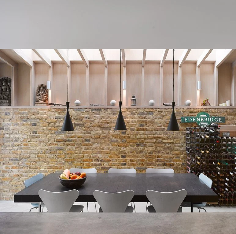Dining area at Hampstead side extension
