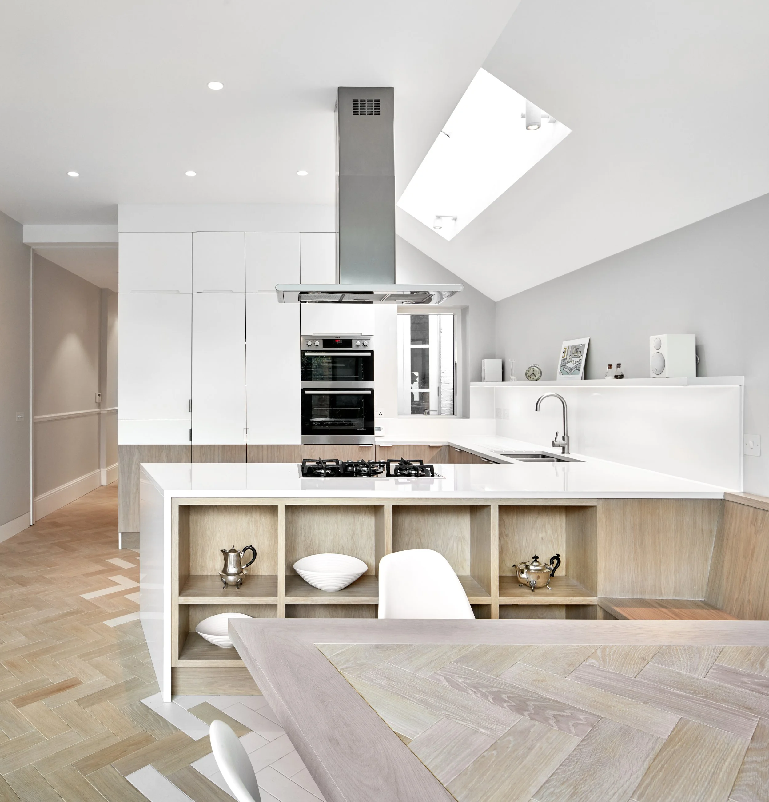 White kitchen Facet House London