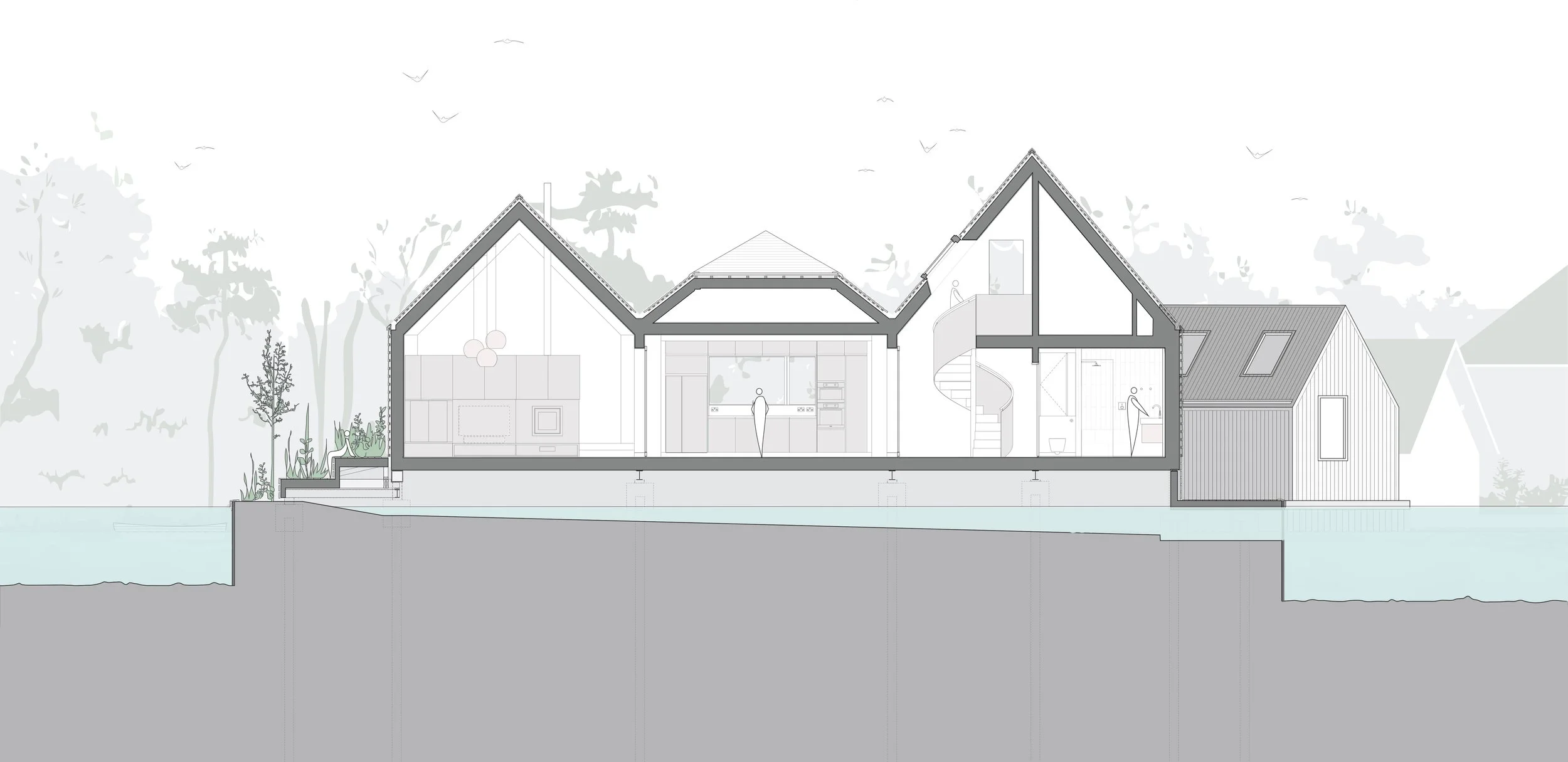 Backwater flood protection