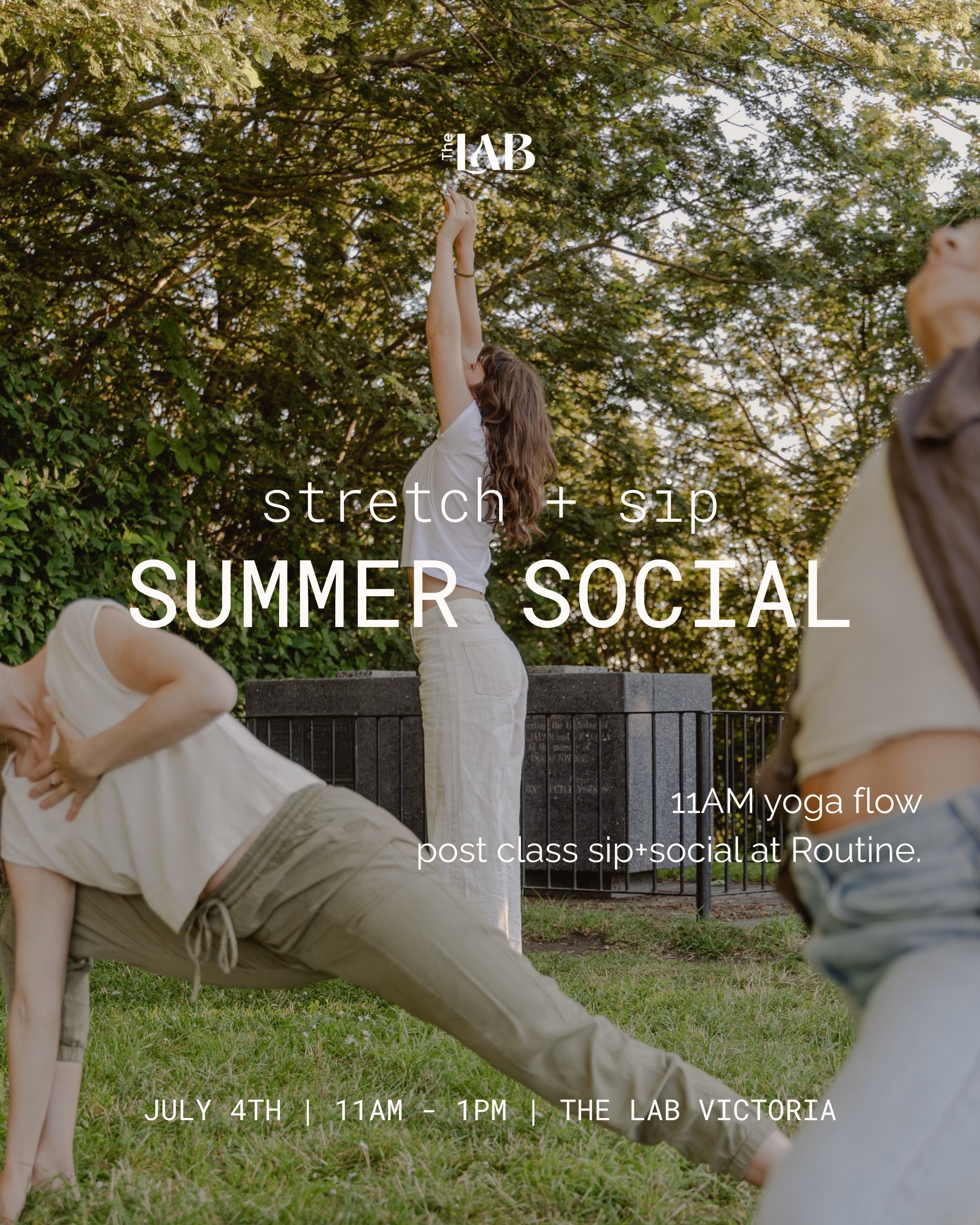 stretch + sip | summer social