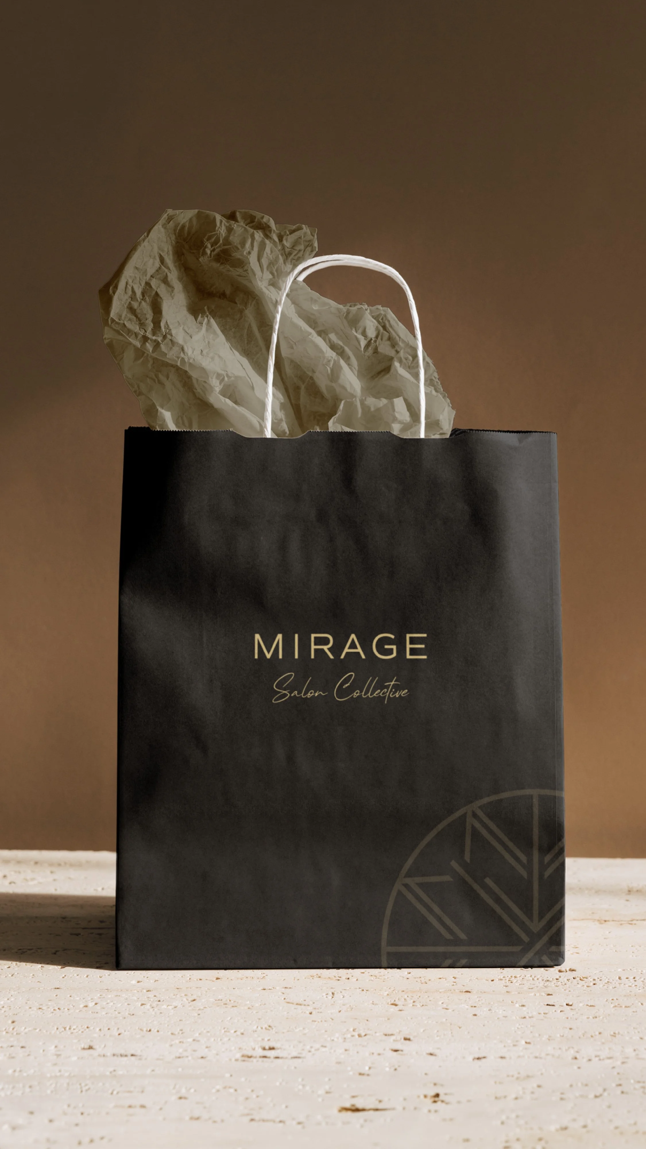 Mirage Salon Logo and Branding