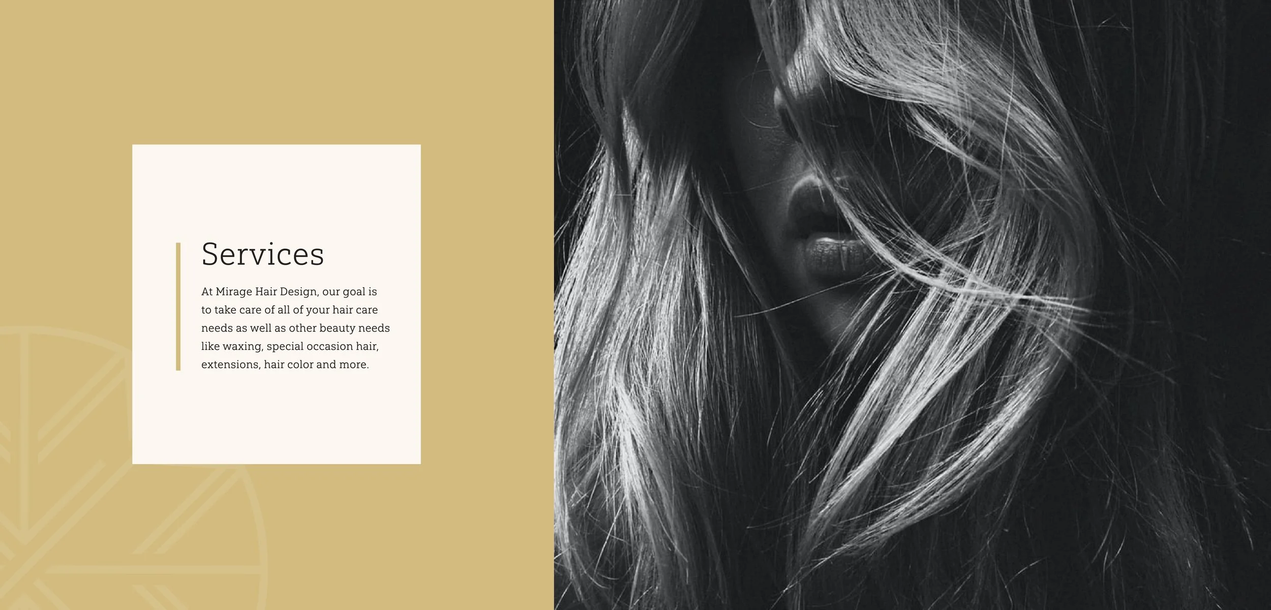 mirage salon services