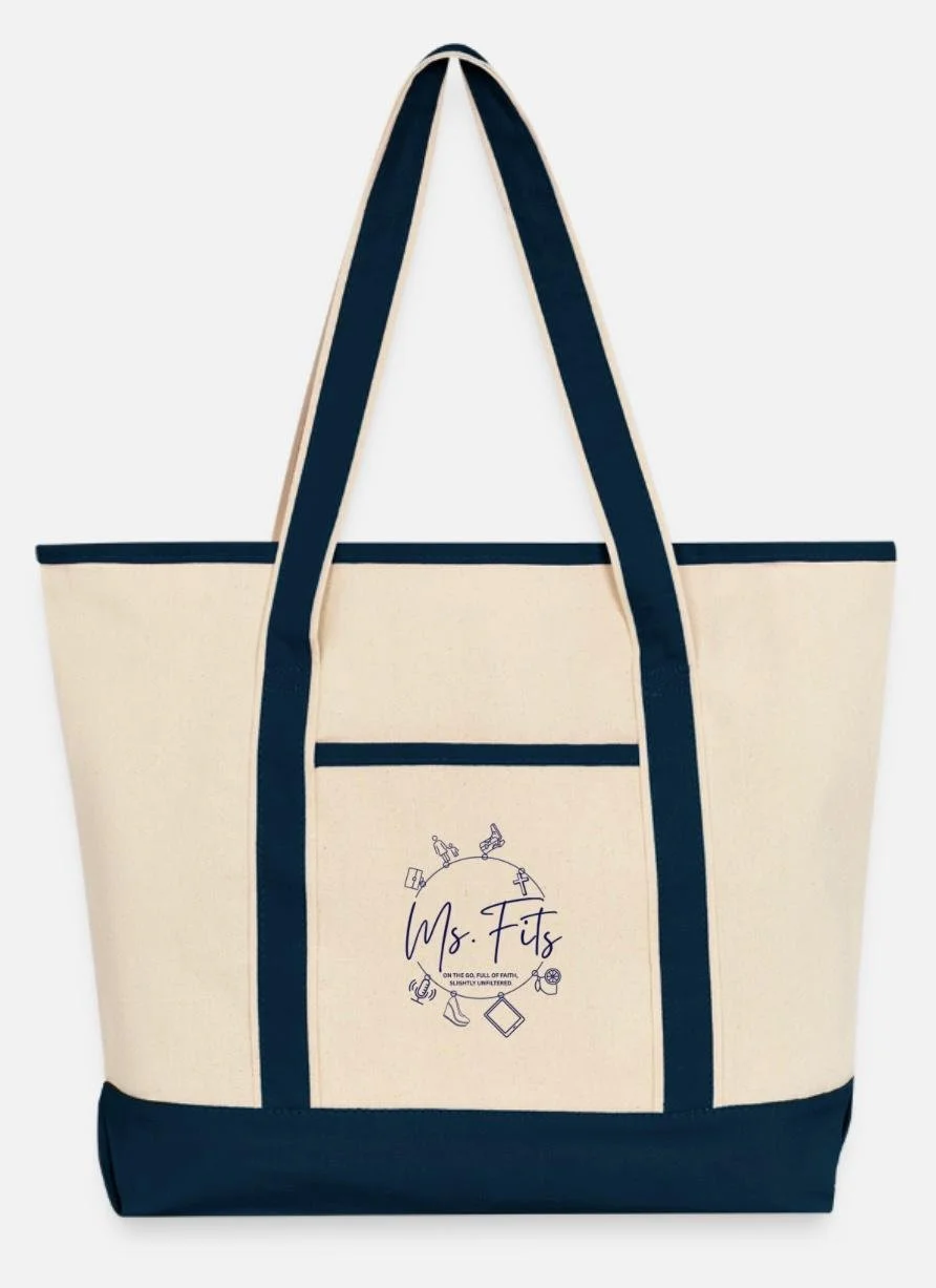 Large Canvas Deluxe Tote