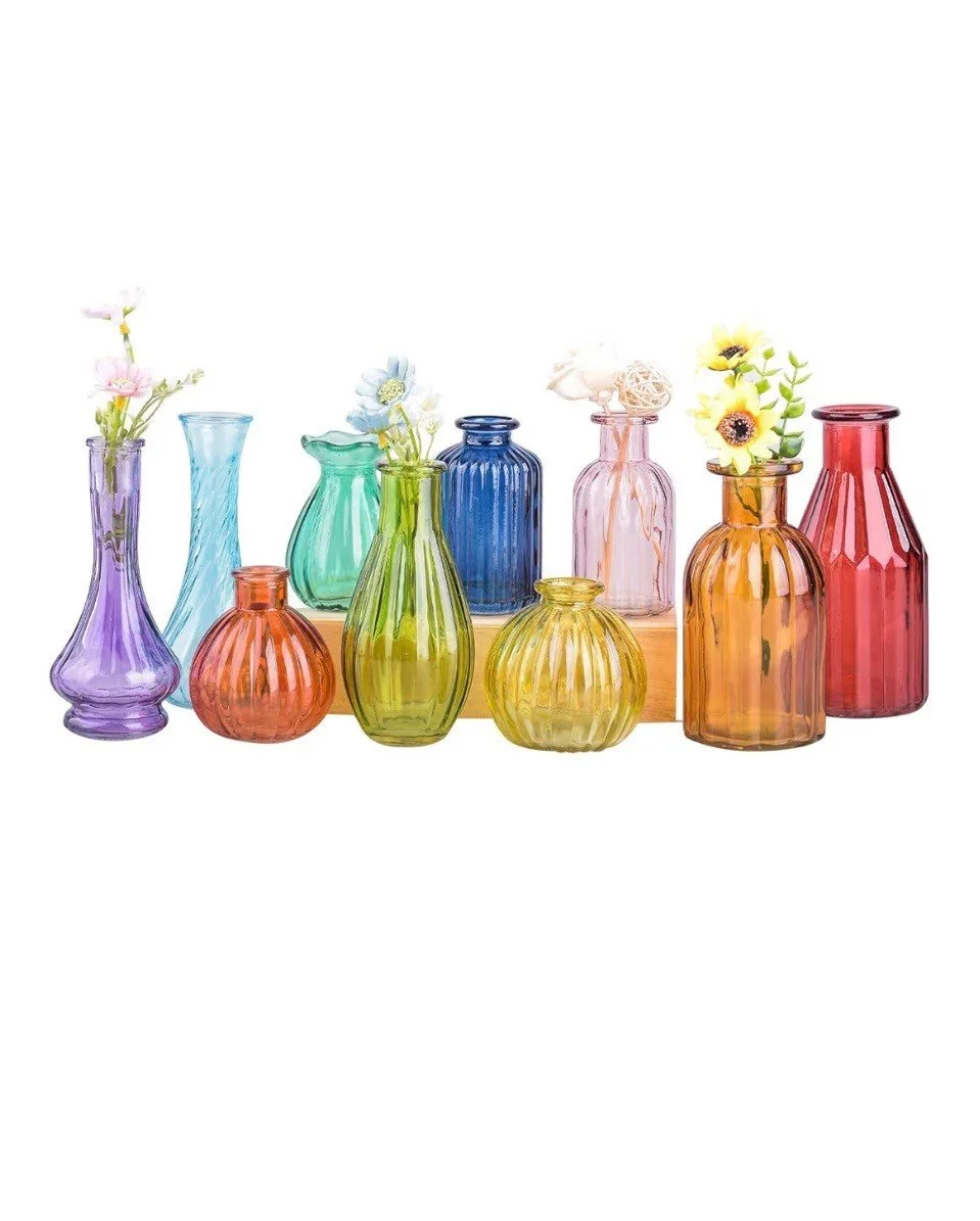 Color Bud Vases Qty 20 $1 Each or $15 for All