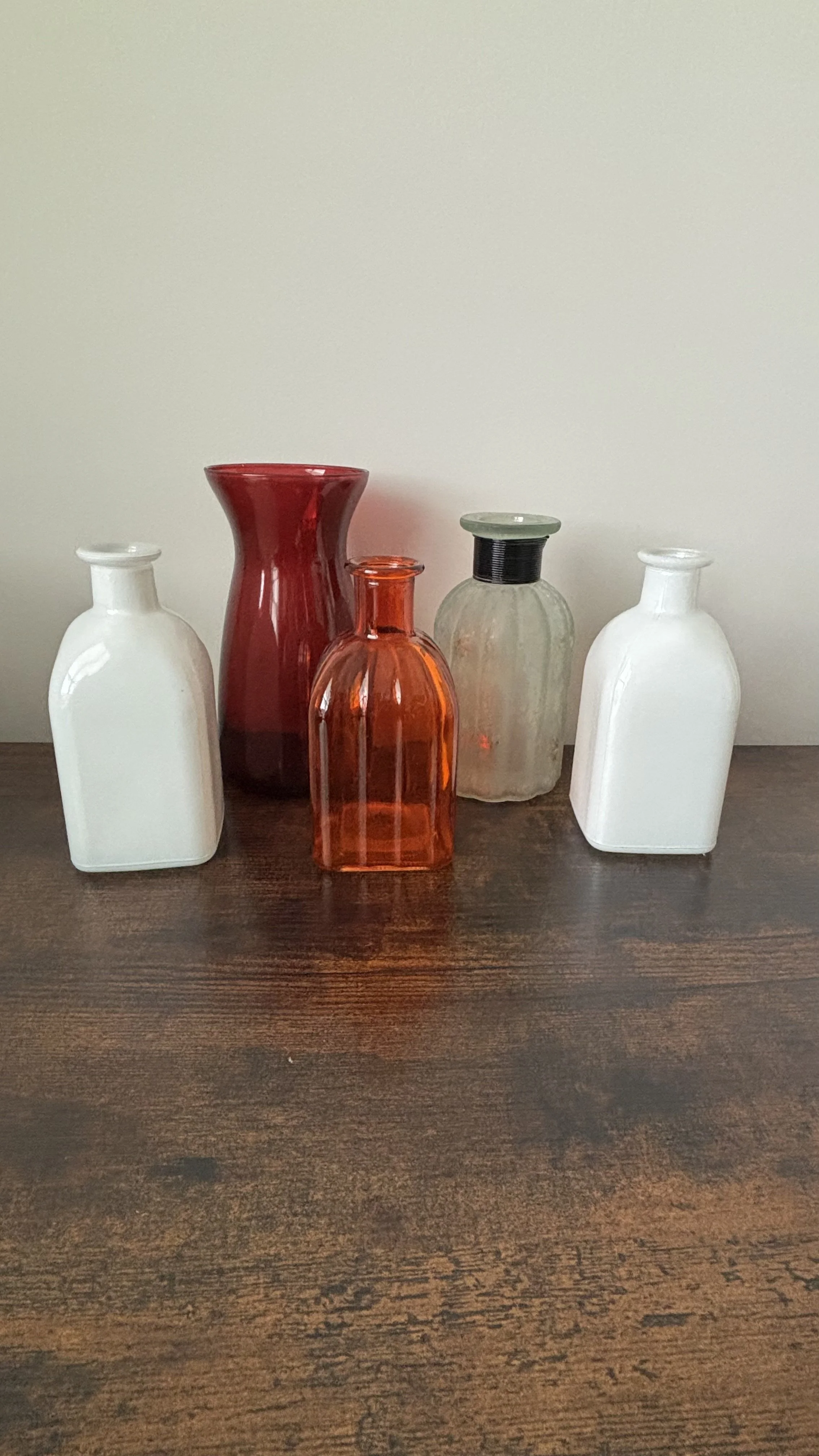Misc Vases Qty 5 $5 for Set