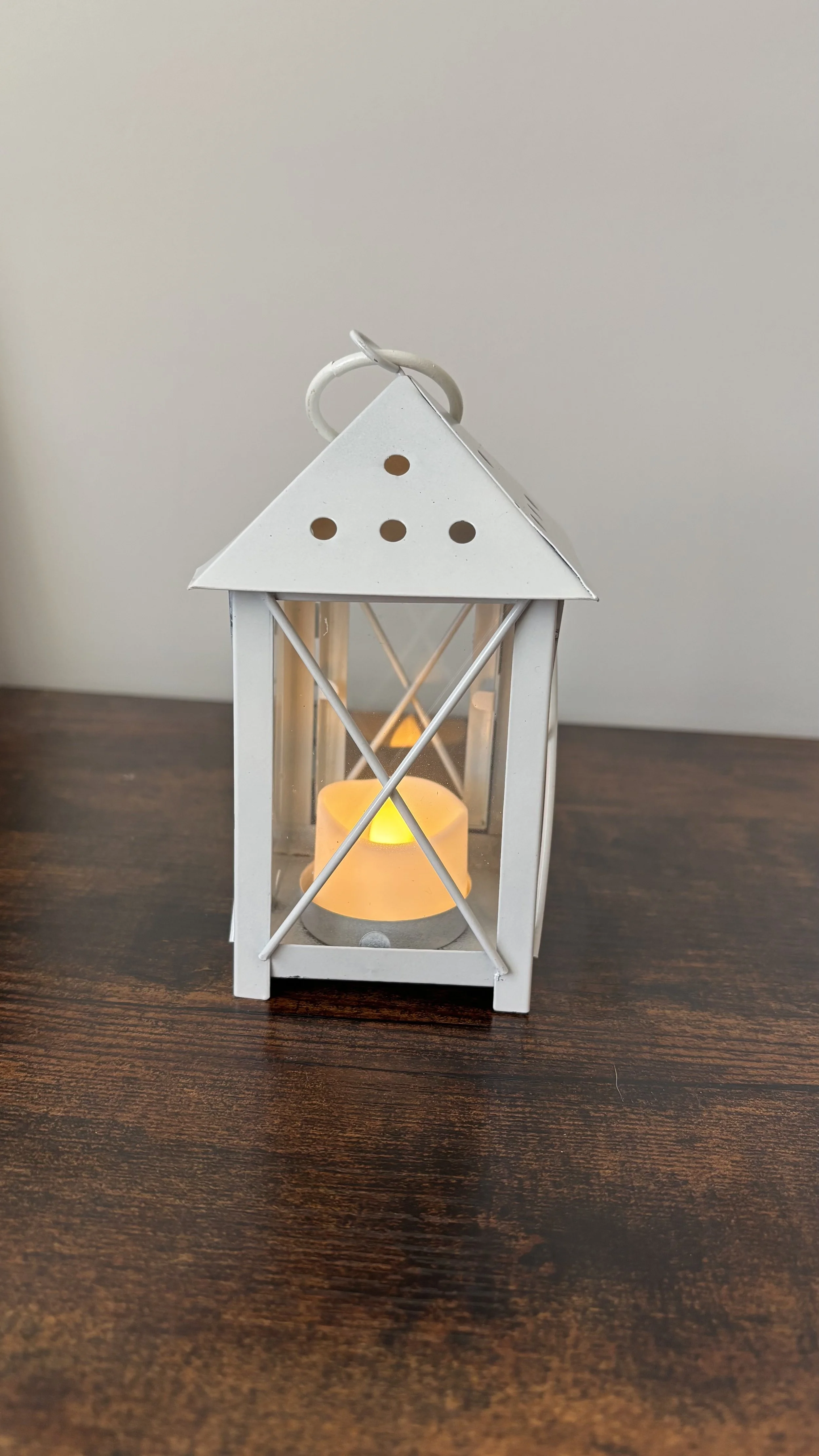 Small Lantern with LED Candle QTY 18 $2 each