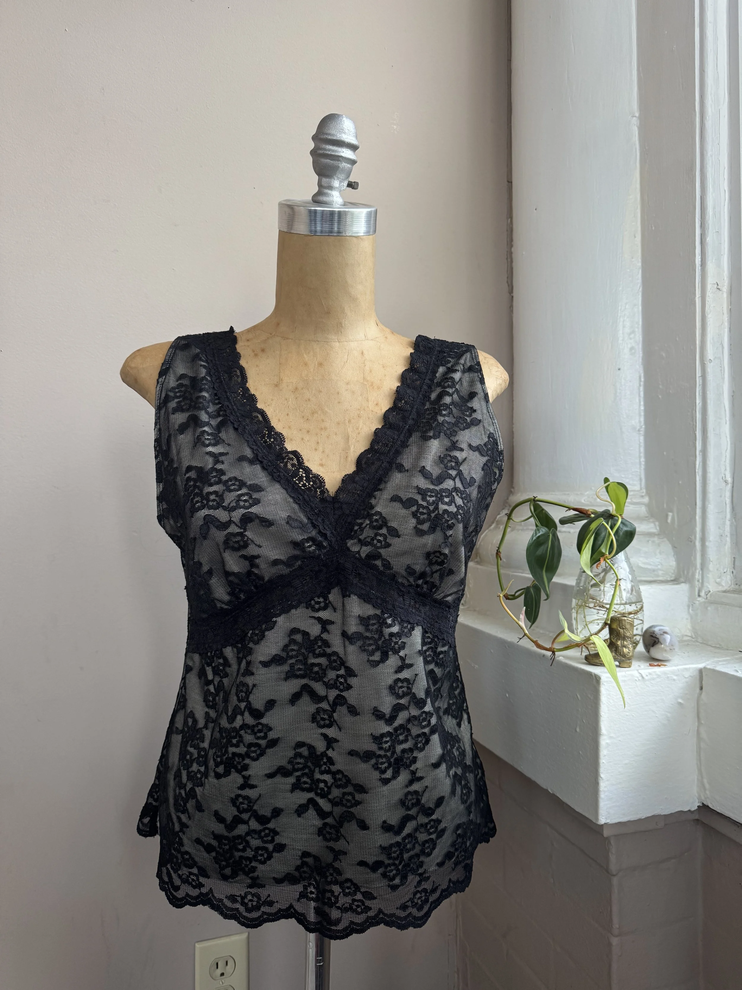 Midnight Lace Blouse