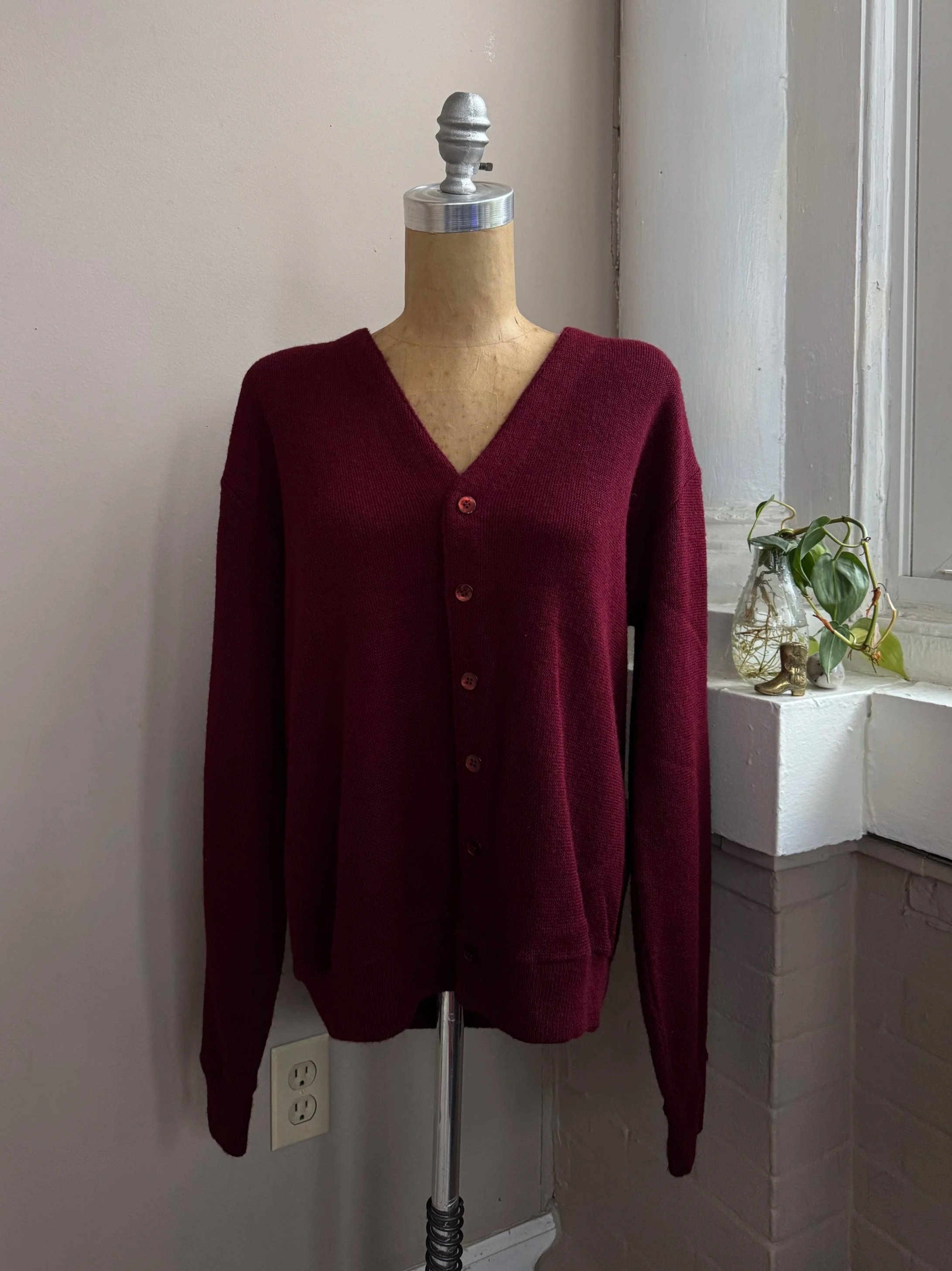 Merlot Heirloom Cardigan