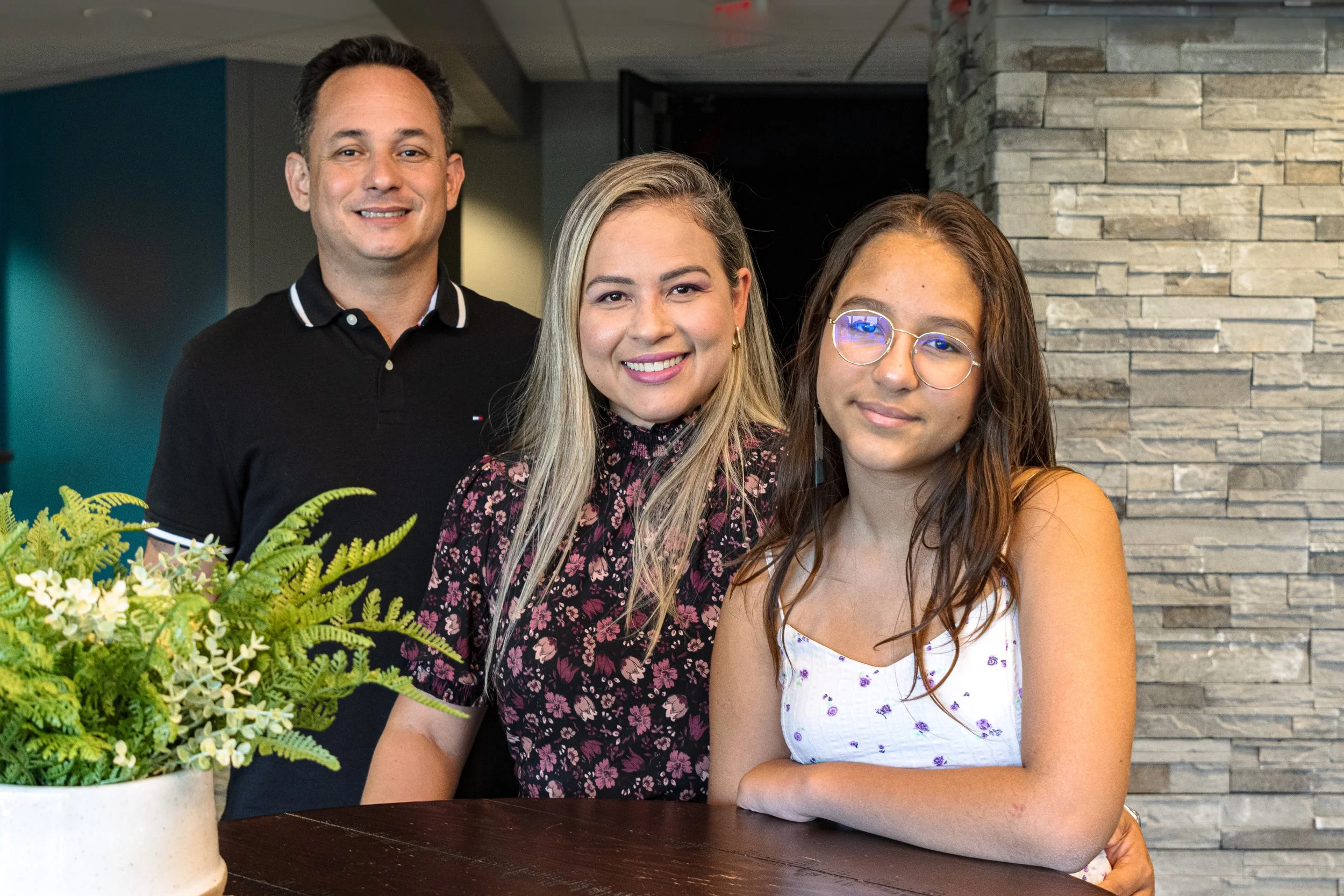 William, Patrícia, Esther Guida 