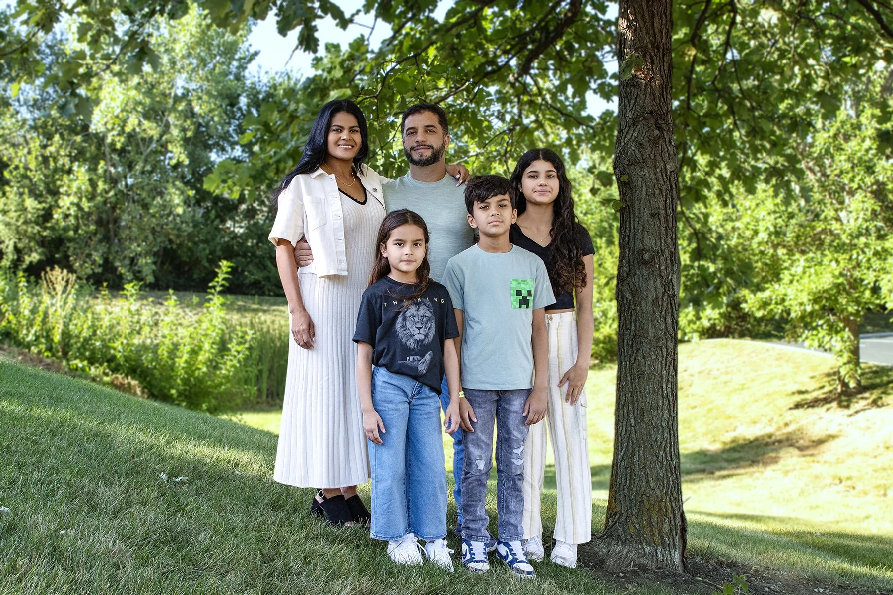Luciene, Adnane, Julie Ann, Izaias, and Agatha Leonel