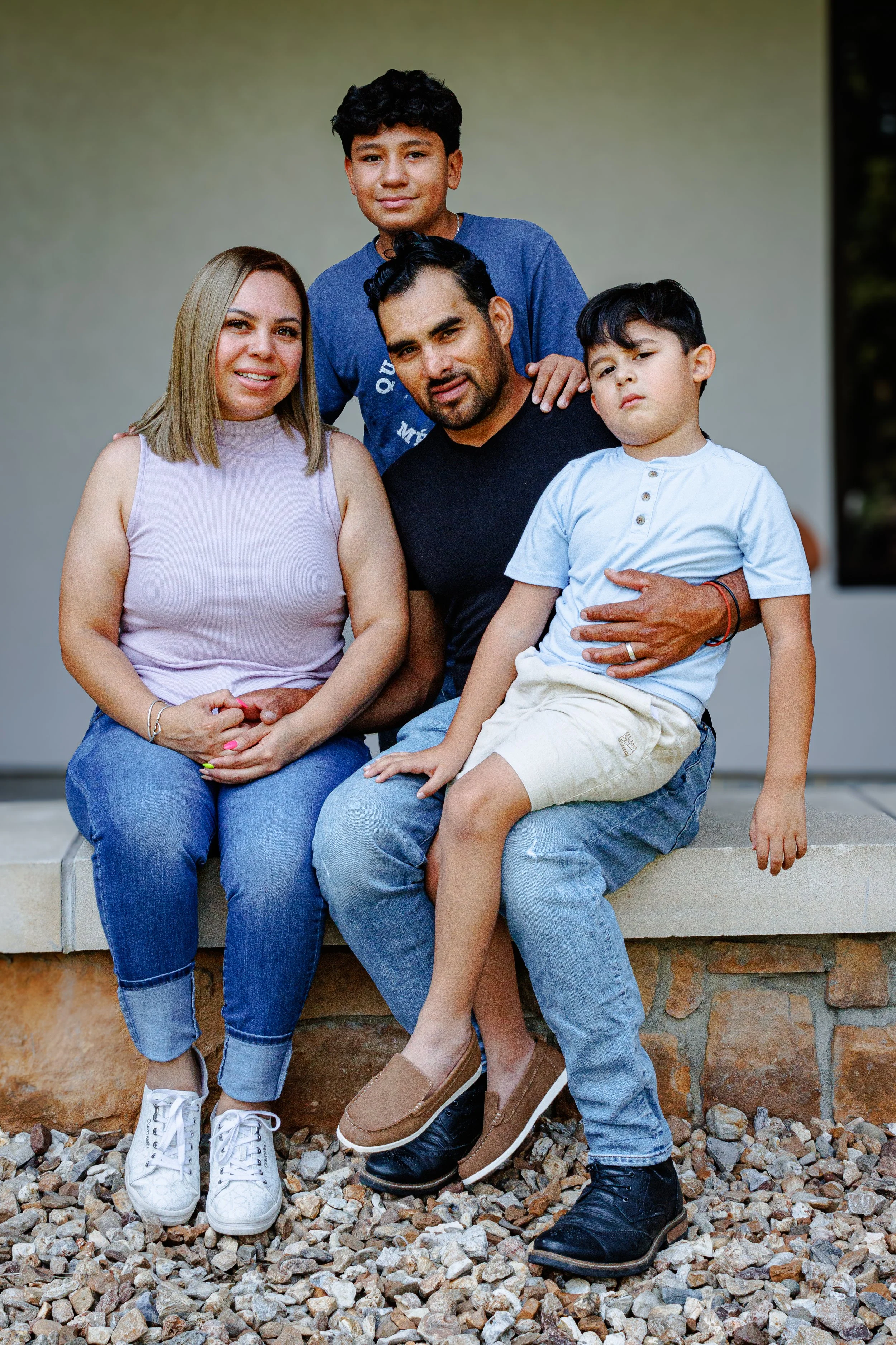 Frank, Cesia, Franklin, and Diego Navas