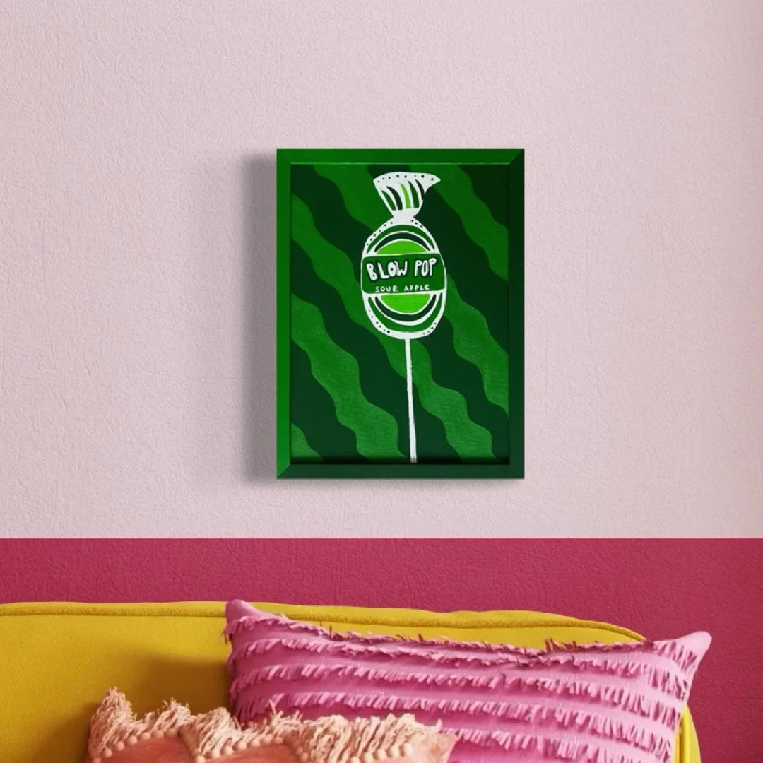 sour apple blow pop!