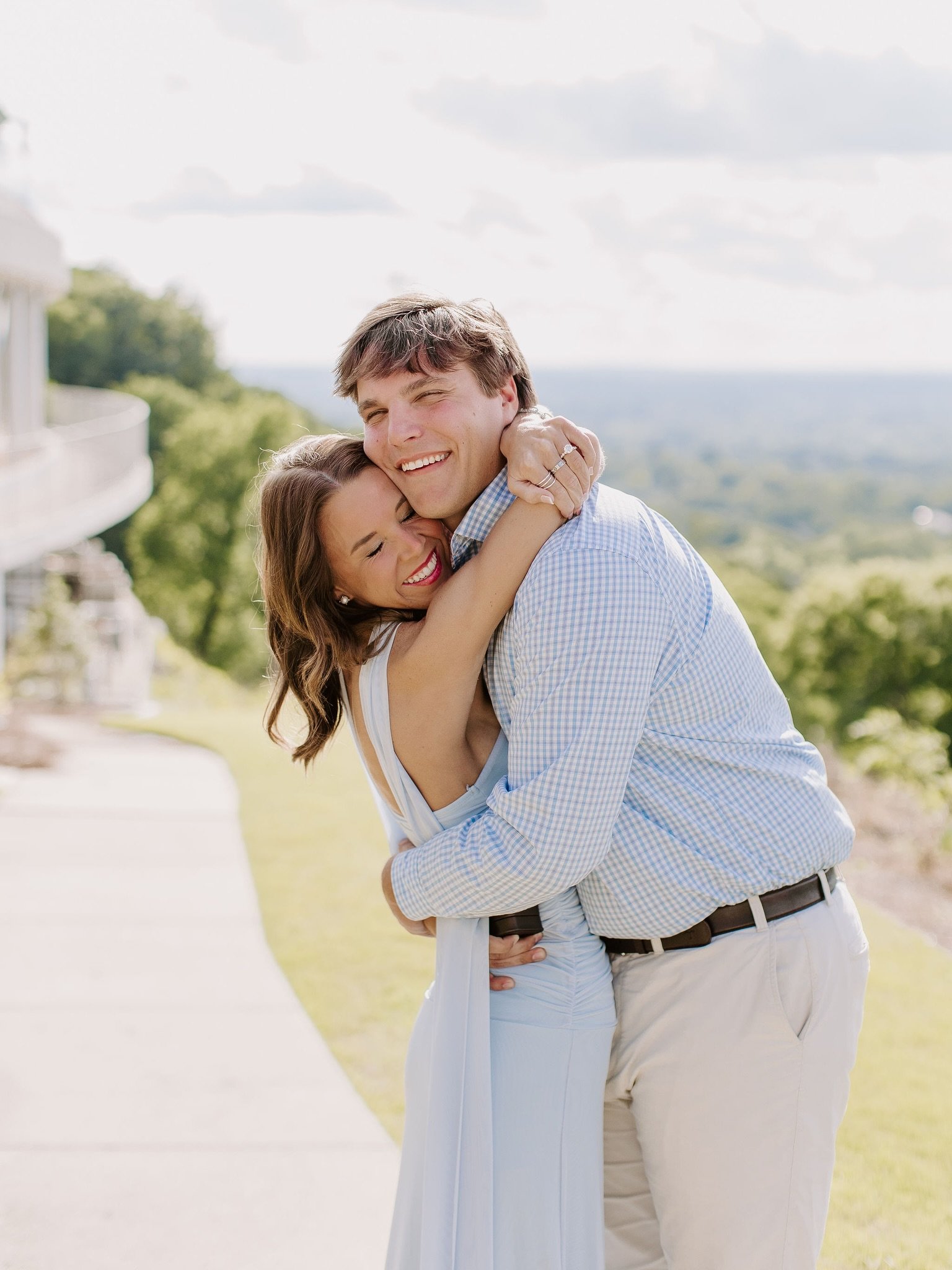Congratulations to Lucy and Landon on their engagement! The sweetest proposal with the most beautiful view.