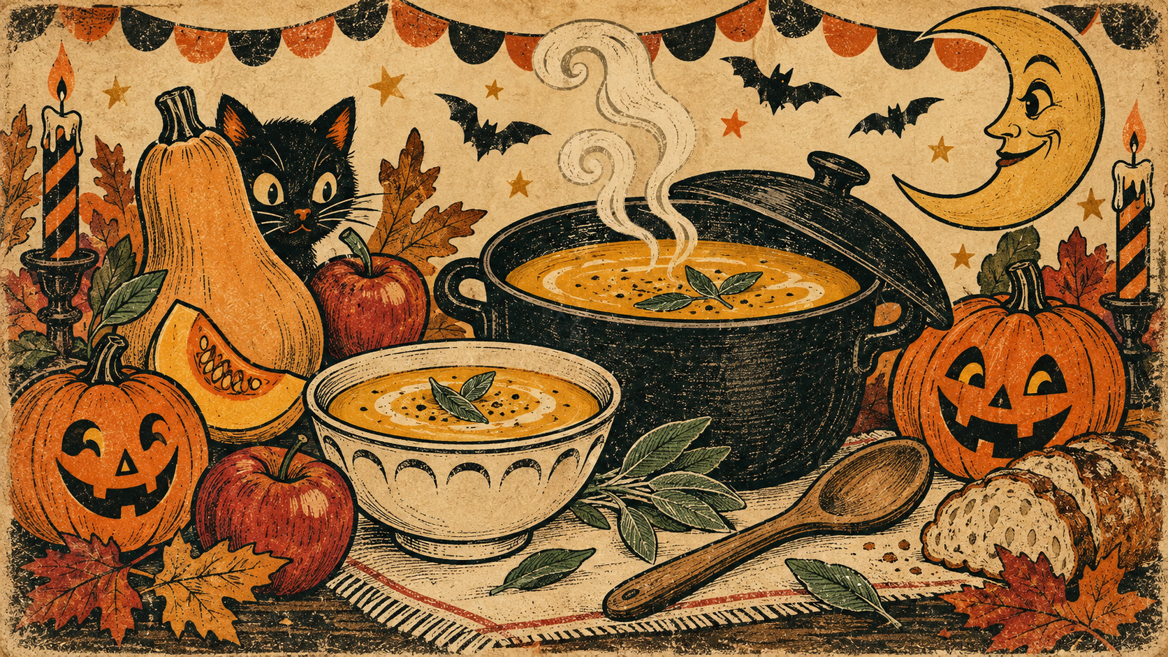 Roasted Squash, Apple &amp; Sage Soup Recipe
