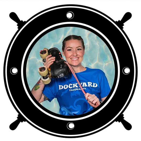 helmet in porthole