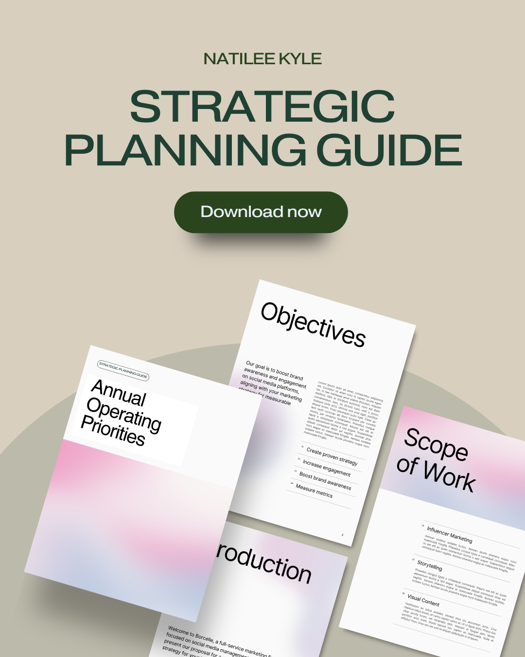 The Great Lock-In: Strategic Planning Template Pack [TEST]