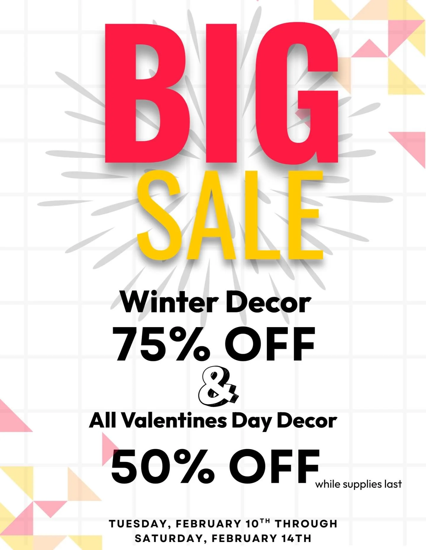 Come see us this week!