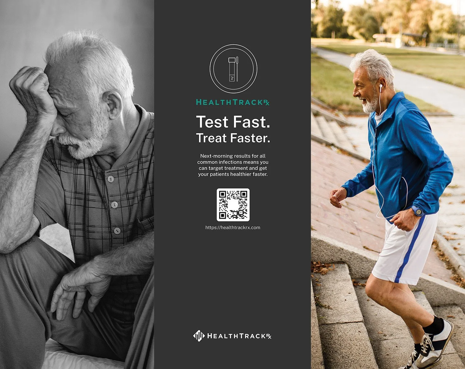 HealthTrackRx - Tradeshow Tryptich, Urgent Care