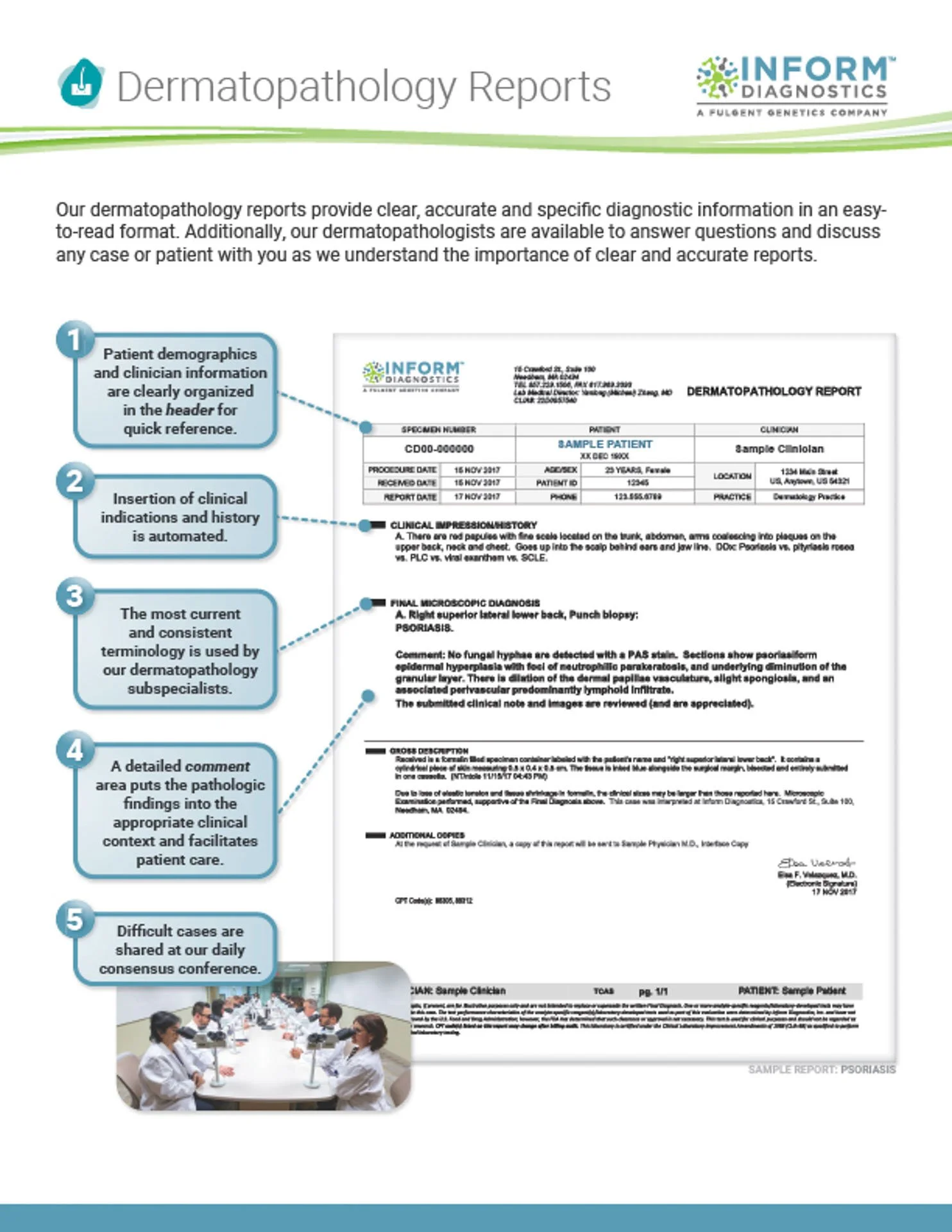 Inform Diagnostics - Dermatopathology Reports