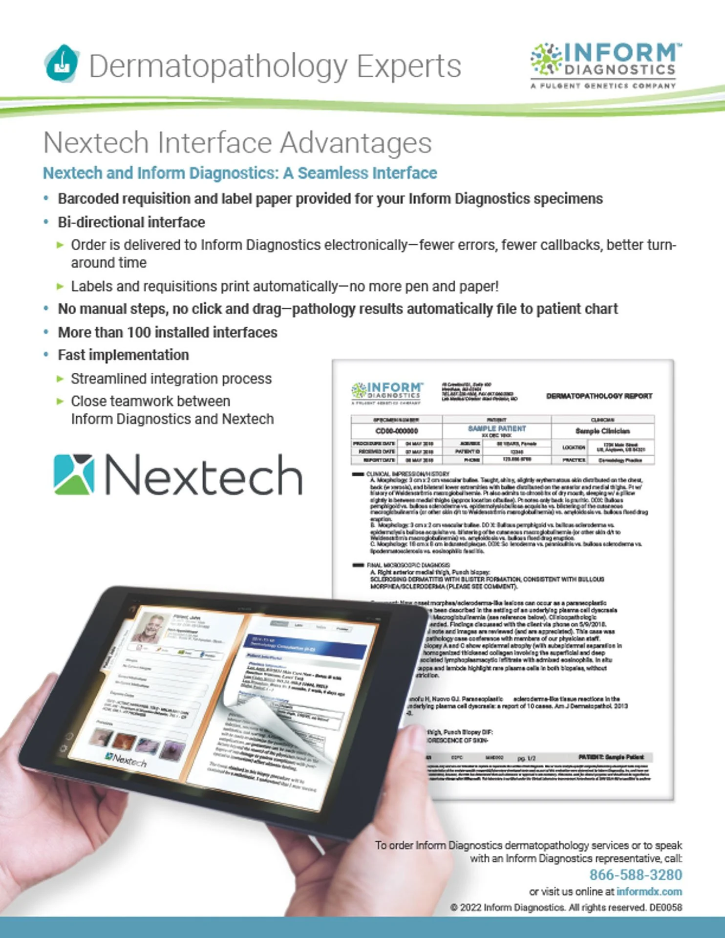 Inform Diagnostics - Nextech Flyer