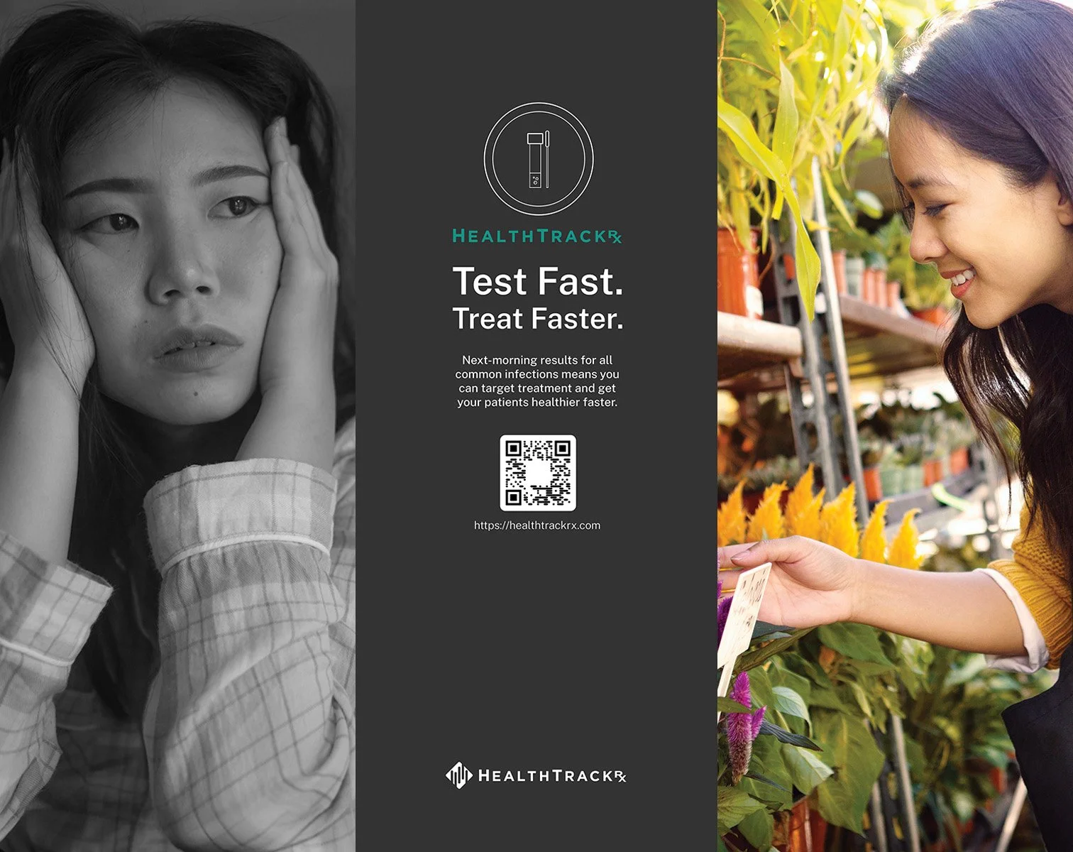 HealthTrackRx - Tradeshow Tryptich, Women's Health