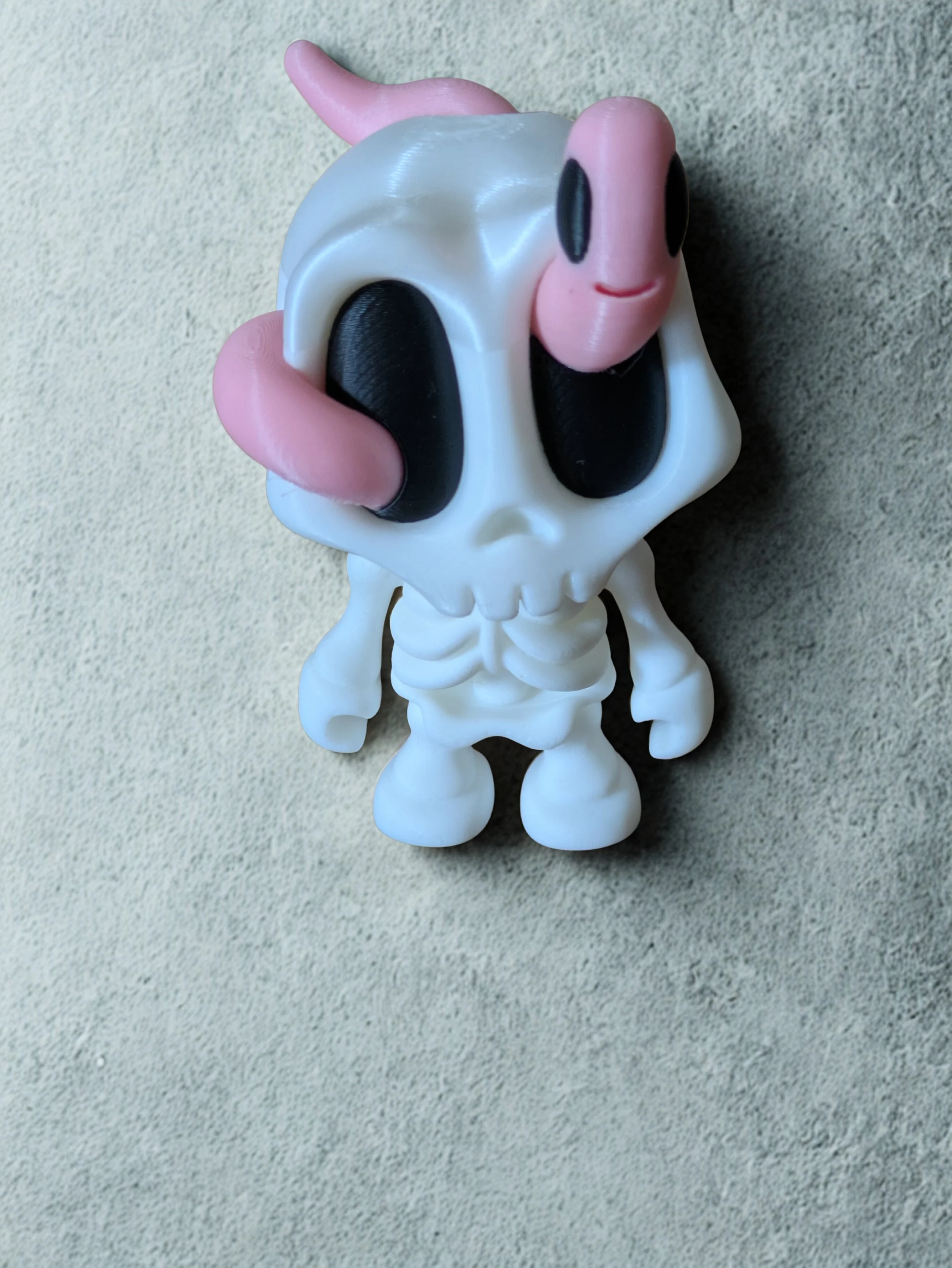 Cute Skeleton with Worms