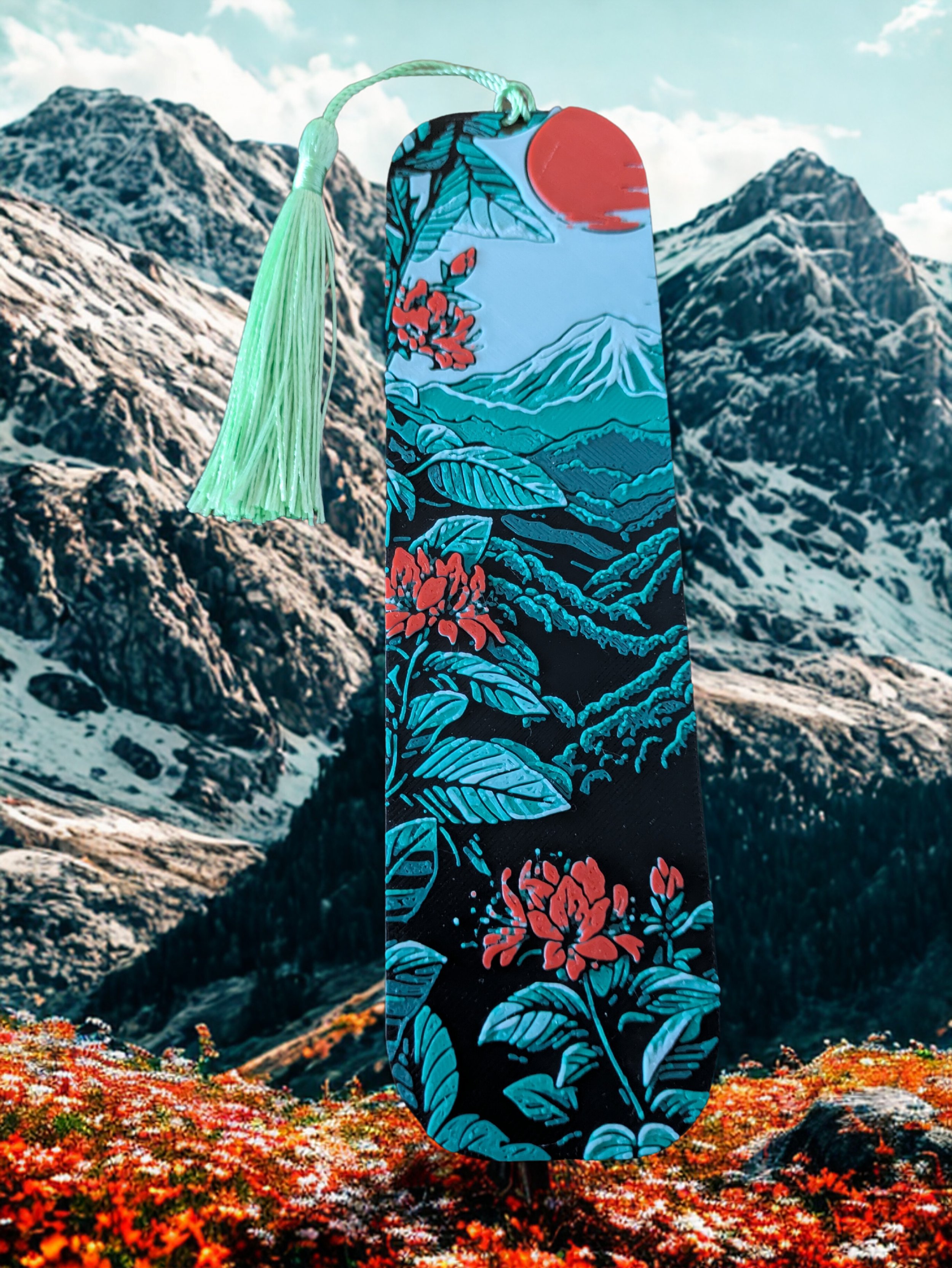 Mountain Landscape Bookmark