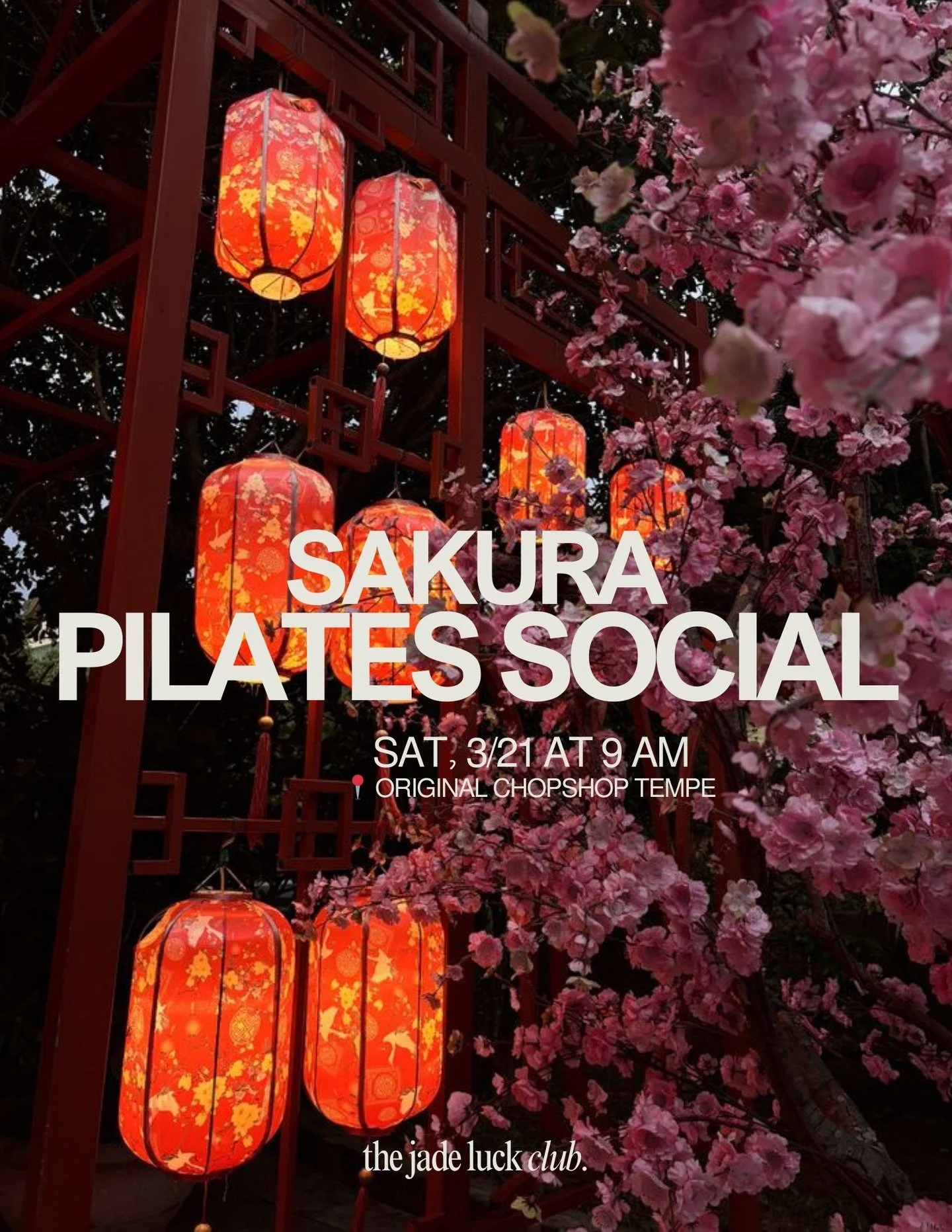 Phoenix AANHPI girlies! If you&rsquo;ve been wanting to move your body, meet new friends, and start your Saturday feeling good &mdash; this is for you.

We&rsquo;re hosting a Sakura Pilates morning with @originalchopshop in Tempe.

✨ Pilates with ins