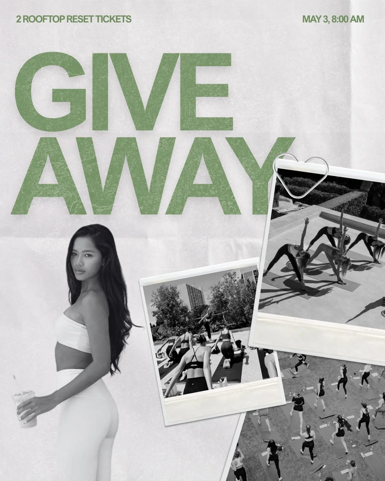🚨We&rsquo;re giving away 2 tickets to our Rooftop Reset event!🚨

If you&rsquo;ve been wanting to:
&mdash; get back into movement or try Pilates (@eileentnguyen is your girl)
&mdash; take your workout somewhere a little more aesthetic (hello rooftop