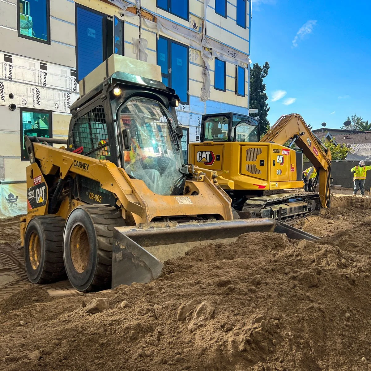carney engineering construction installing underground utilities
