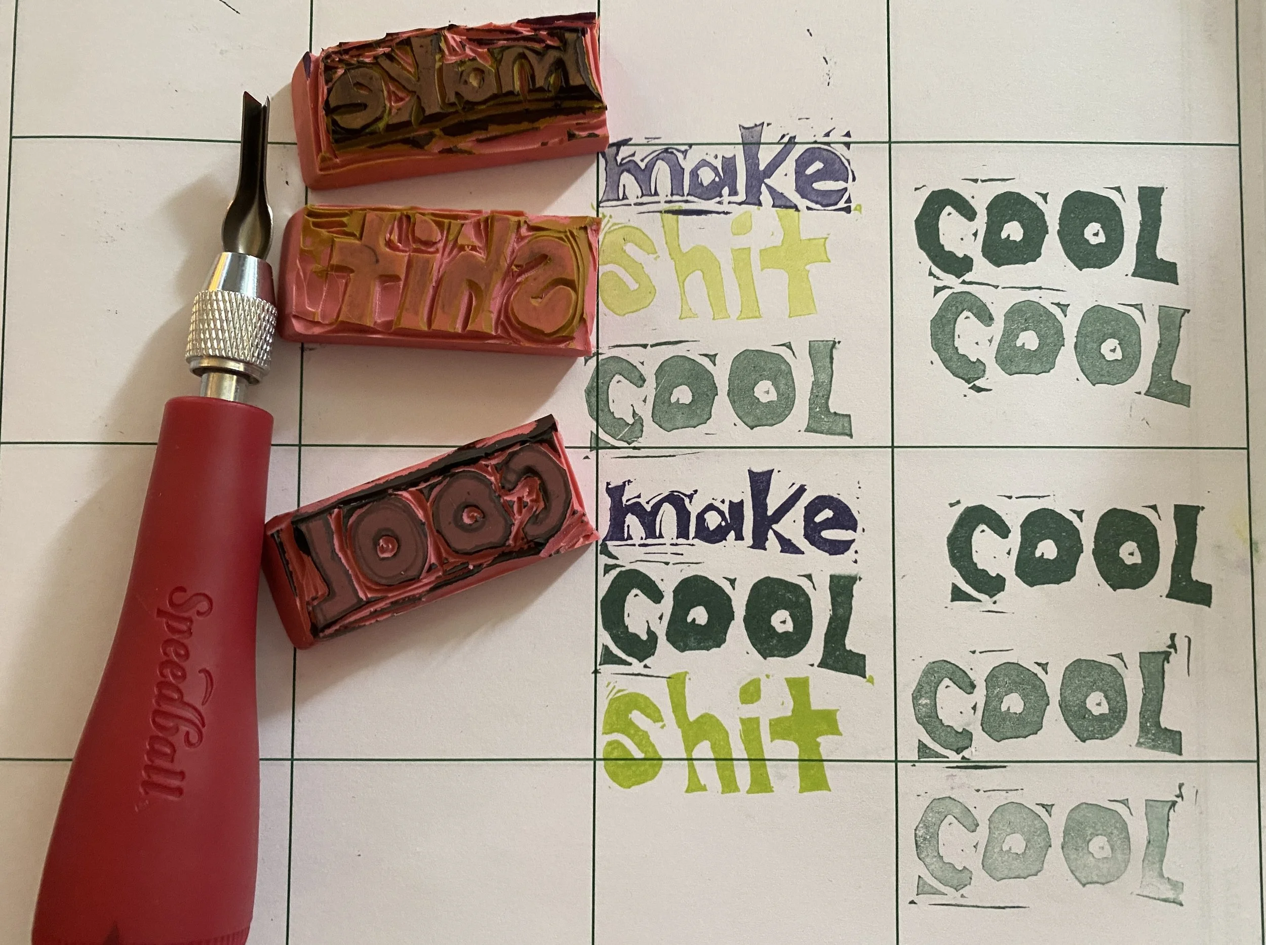 Carve Your Own Adventure: Eraser Stamps