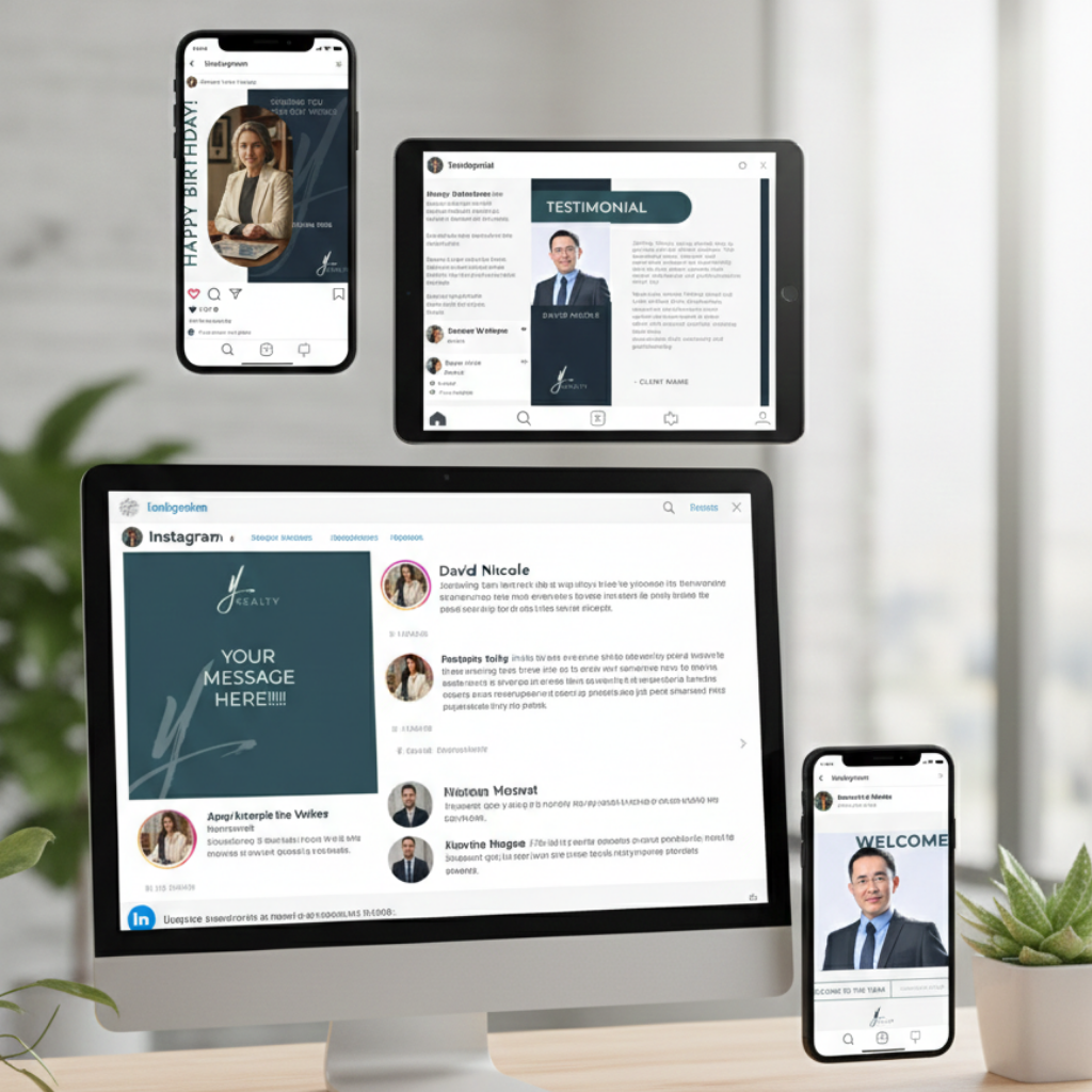 Social Media Graphics Set Up