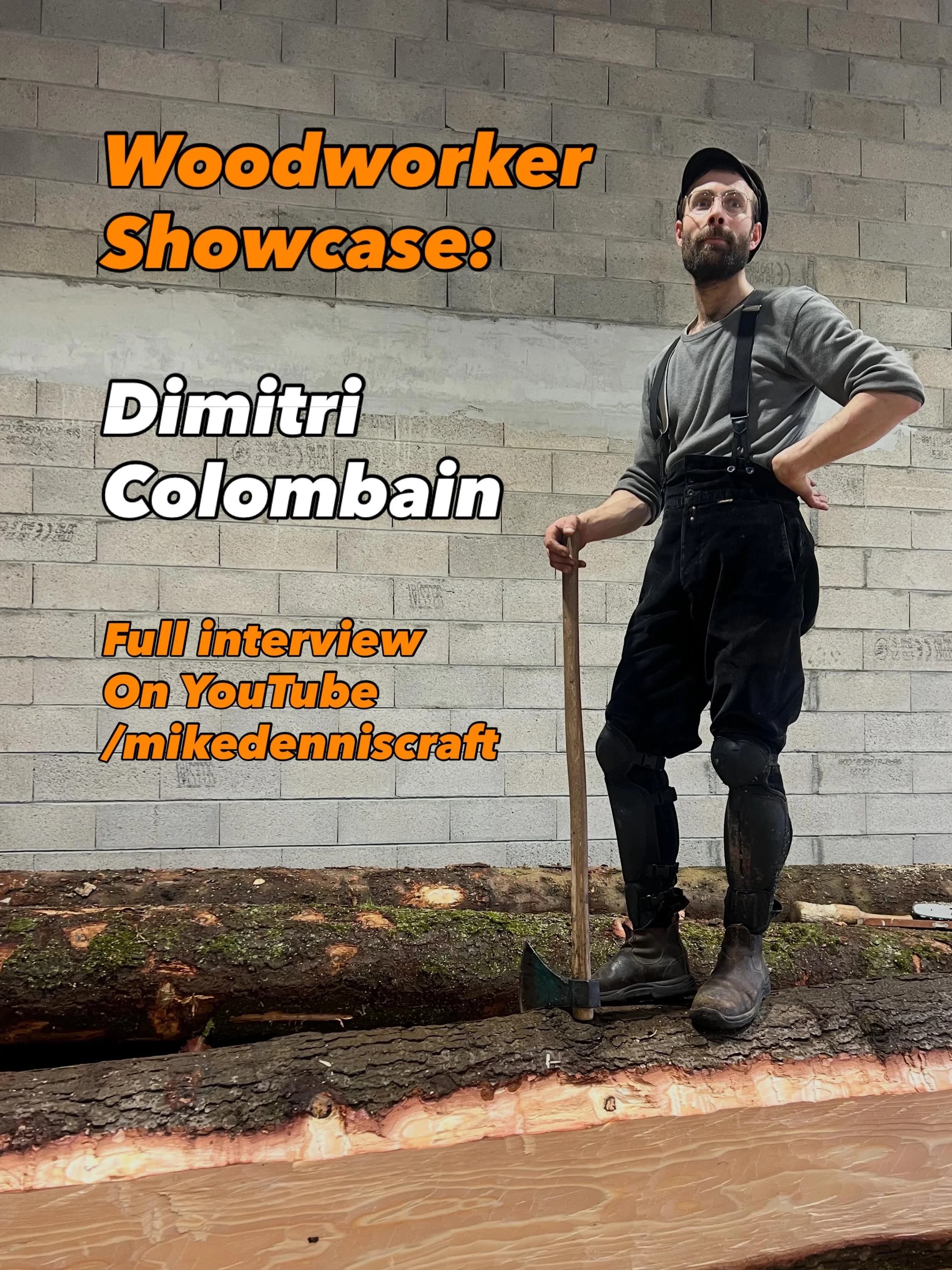 Dimitri studied cabinetmaking in Montreal. I met him at his off grid workshop in France, where we chatted about how he got here, and traditional crafts in France. First of a new series of interviews on my YouTube channel where I go into more depth wi