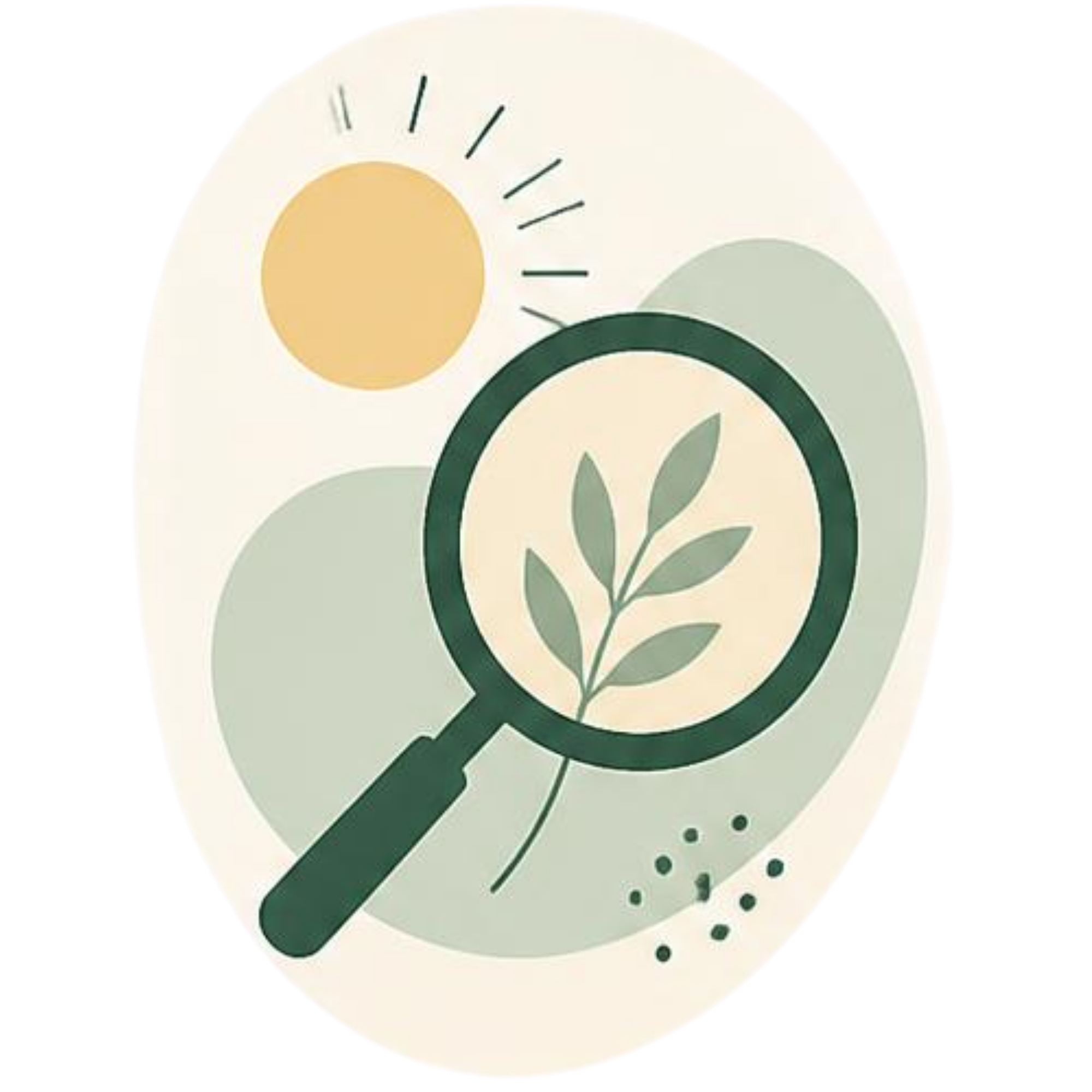 Close-up of a round gauge with a yellow sun icon and a green plant symbol, suggesting eco-friendly or weather-related information, on a light background.