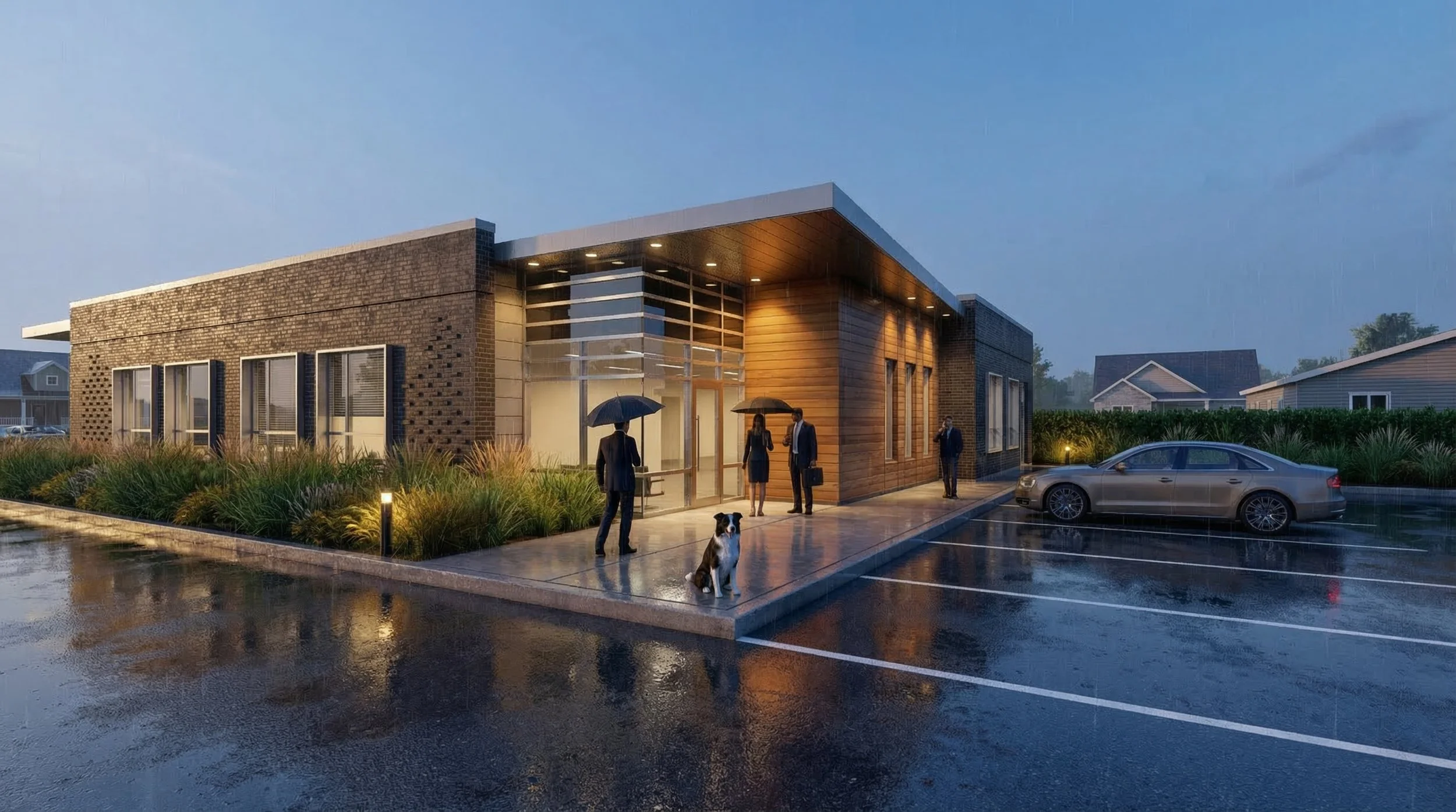 Clinique médicale et espace commercial