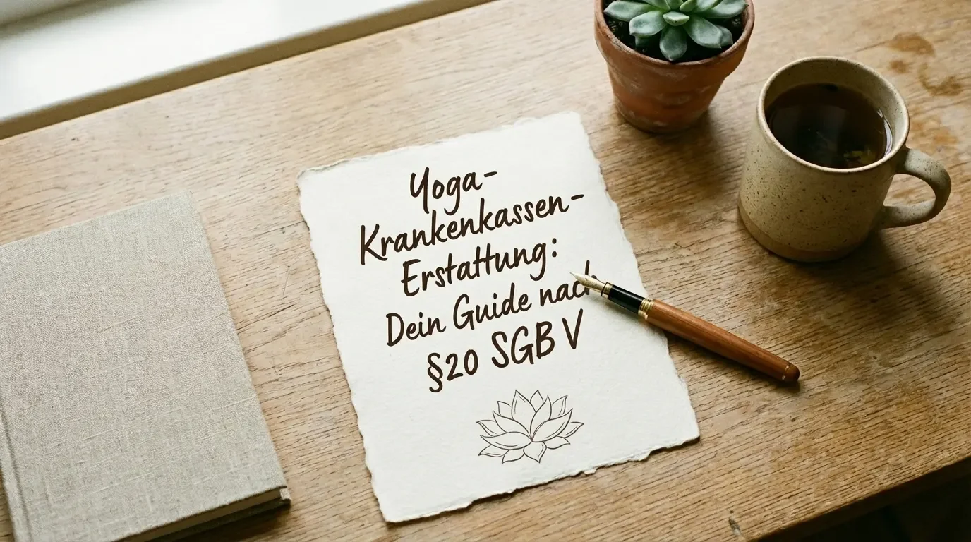 Yoga-Krankenkassen-Erstattung: Dein Guide zur Bezuschussung nach §20 SGB V