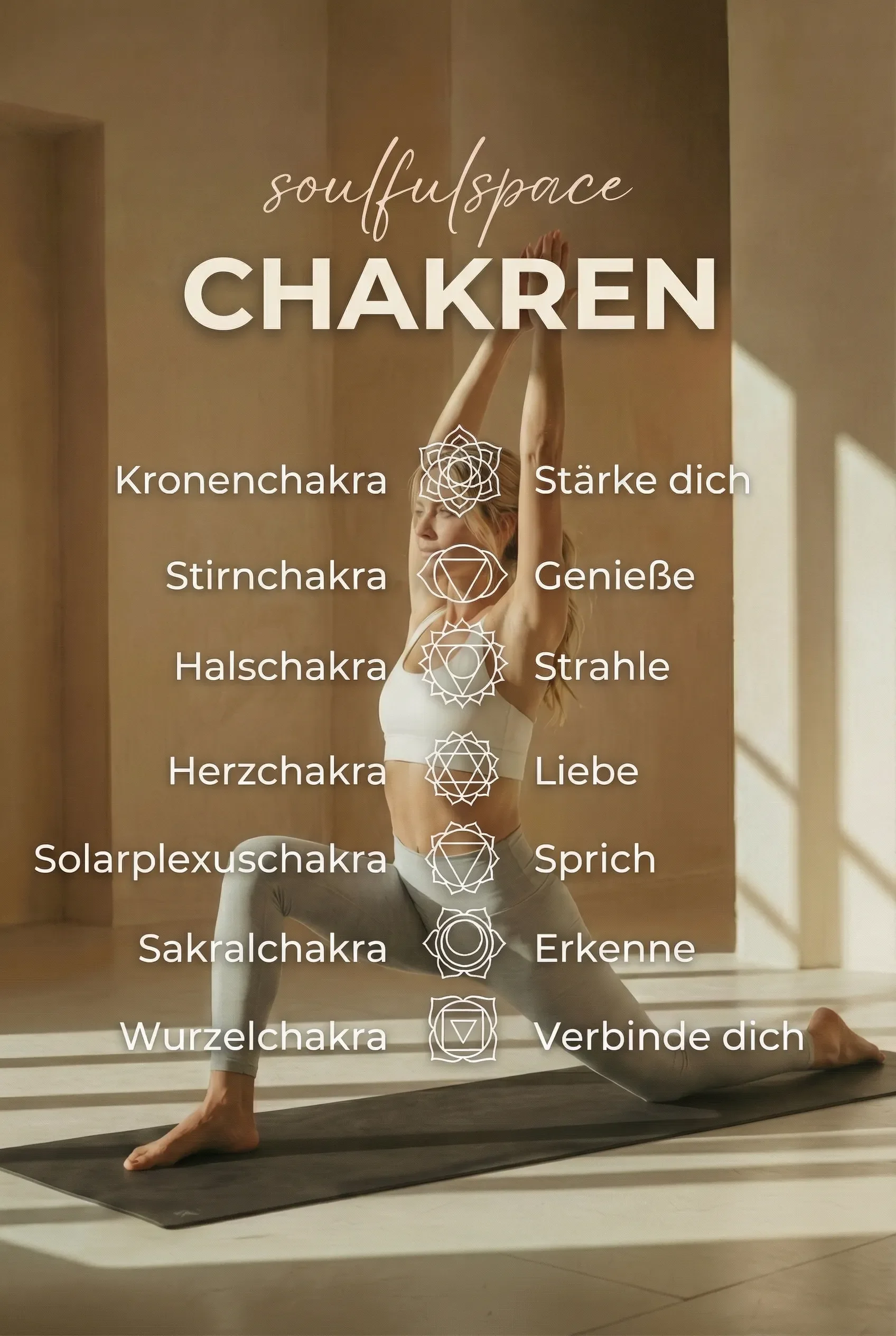 Chakren im Yoga: Energiezentren verstehen und in der Praxis spüren