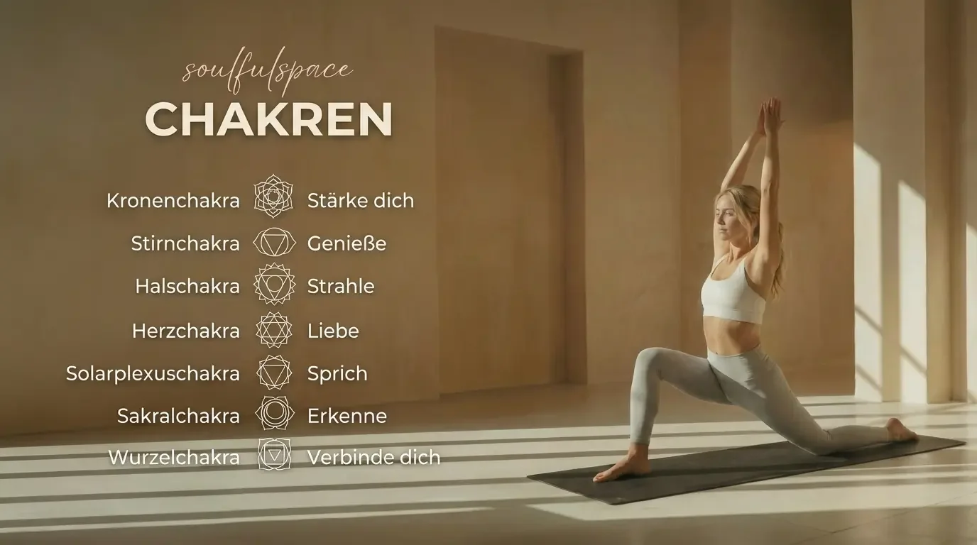 Chakren im Yoga: Energiezentren verstehen und in der Praxis spüren
