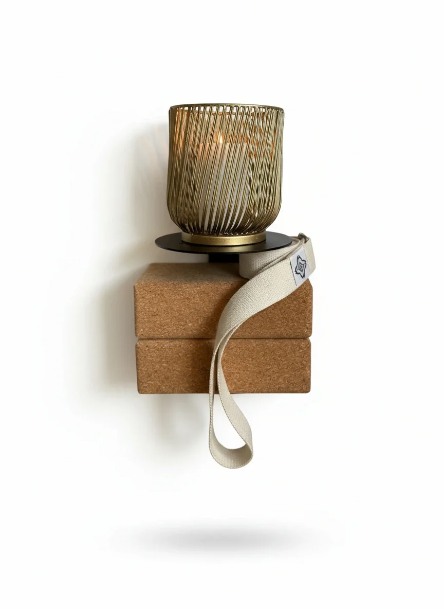 PropsBase Yogazubehör-Halterung an der Wand für Blöcke, Yoga Strap und weitere Accessoires