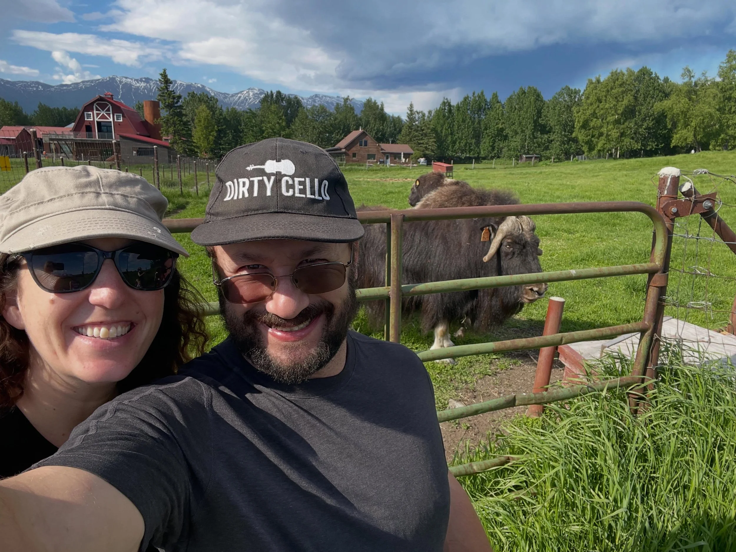 Believe it or not, we&rsquo;re performing on an actual musk ox farm tonight. If you know anyone in Palmer, Alaska - send them our way!

#dirtycello #muskox #palmeralaska #somethingfuntodo