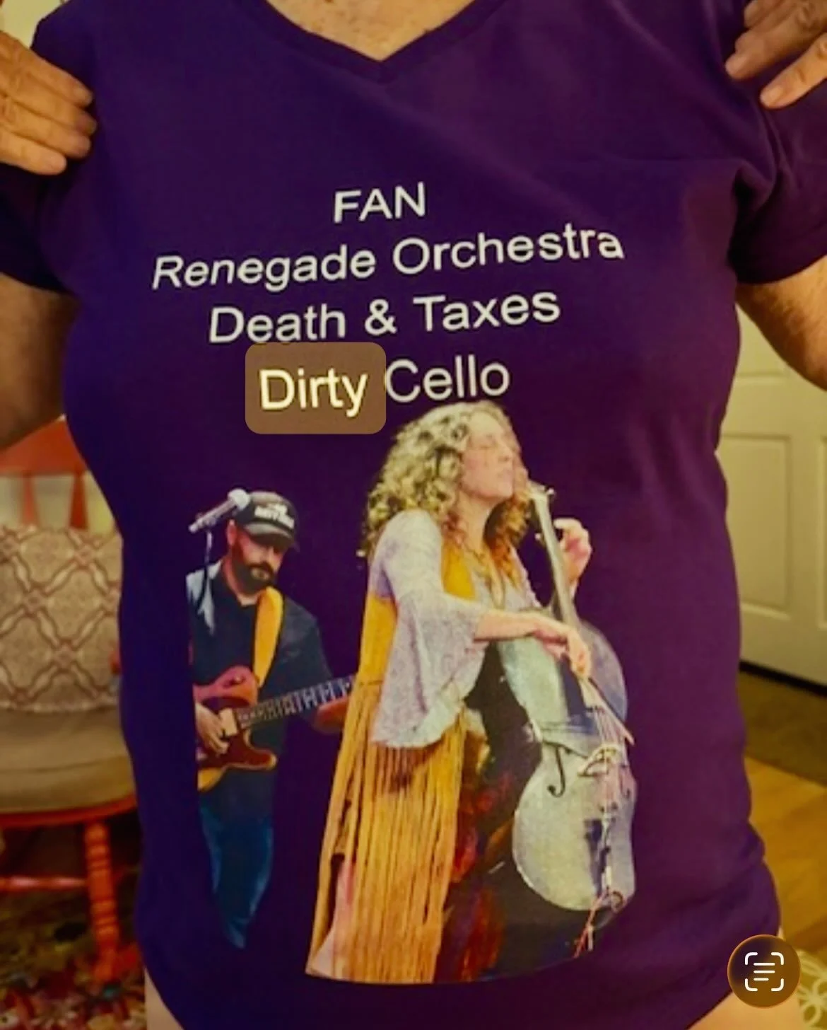 We sell lots of shirts at our concerts that we create, but it&rsquo;s always a blast to see folks make their own!

#dirtycello #shirts