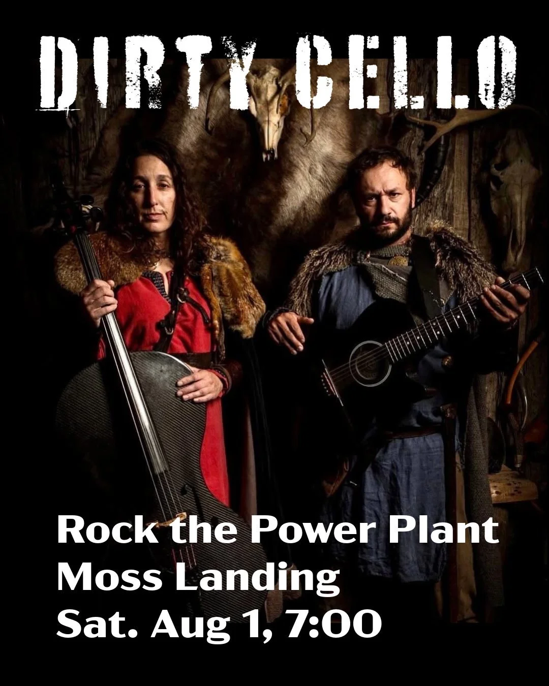 Not Loud Concerts presents...Rock the Power Plant!
Power Plant Coffee in Moss Landing
Saturday, Aug 1 at 7 pm

In Moss Landing there is a beautiful coffee shop and restaurant called Powerplant Coffee. We put on a show there before and outgrew the ind