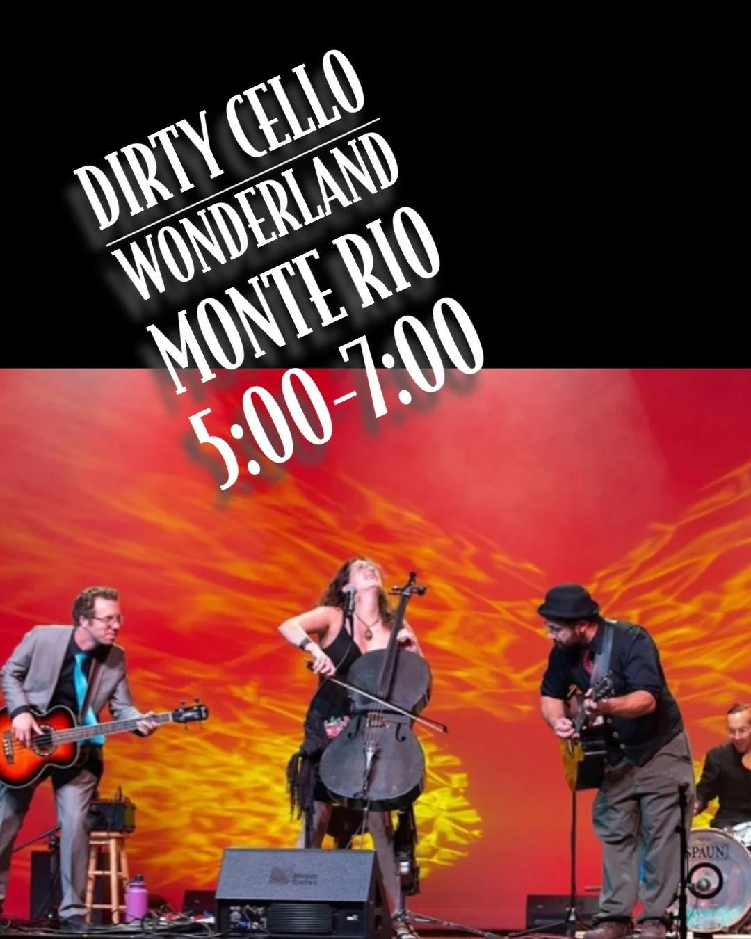 Monte Rio! We're coming back this Friday, Aug 7!
Come join us for some rock and blues. Free entry. 
Wonderland
20391 Hwy 116 in Monte Rio