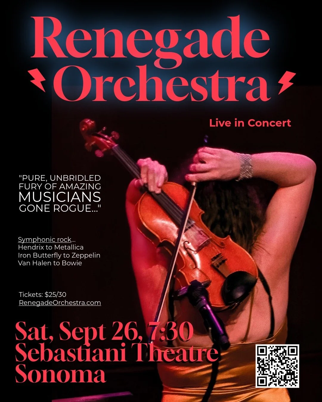 Tickets: RenegadeOrchestra.com