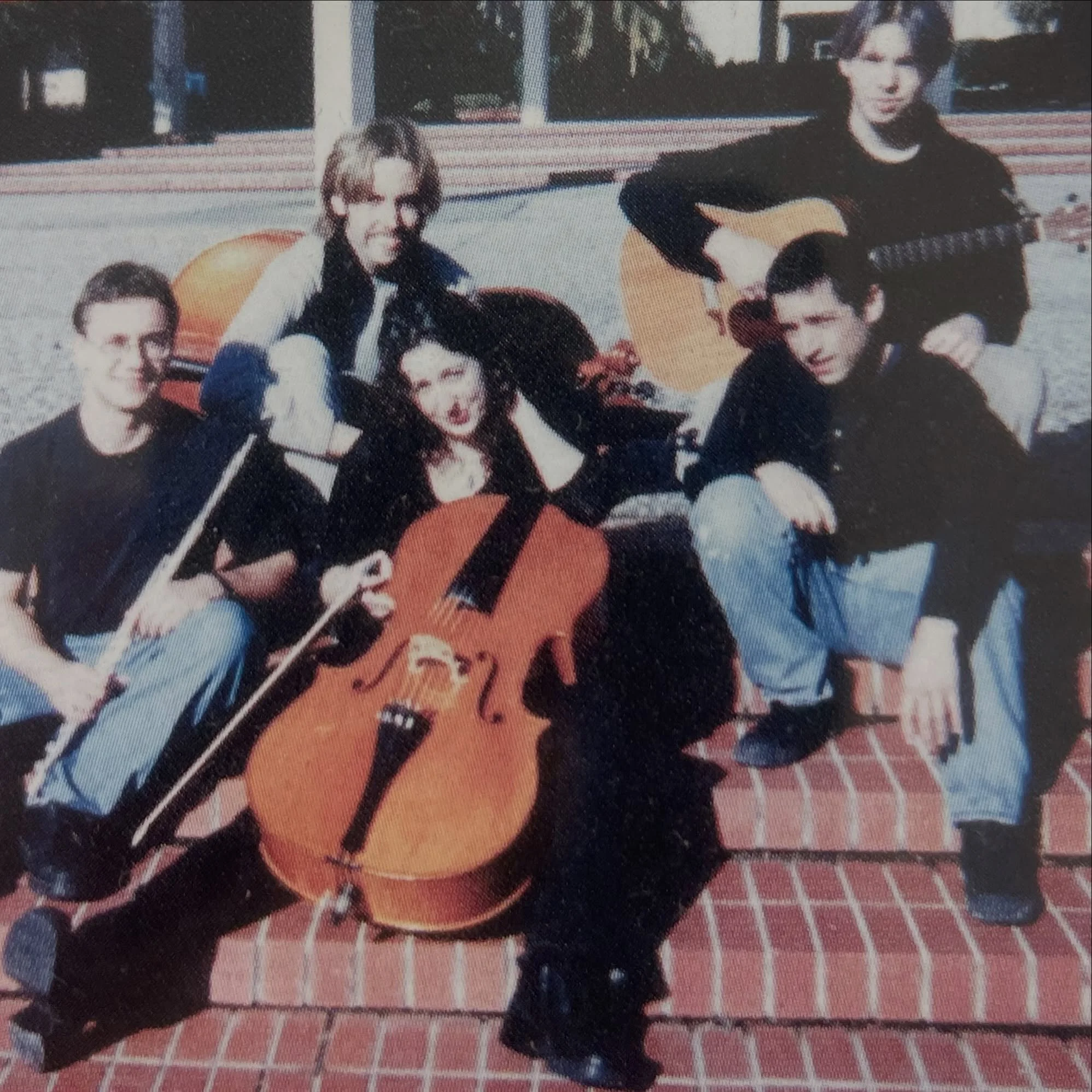 This photo is from when Jason and I were in college together and our first band together. The band was called Jenny Pluck Pears and we did a bunch of folk music. Turned out there was a limited market for carefully arranged folk music from the Renaiss