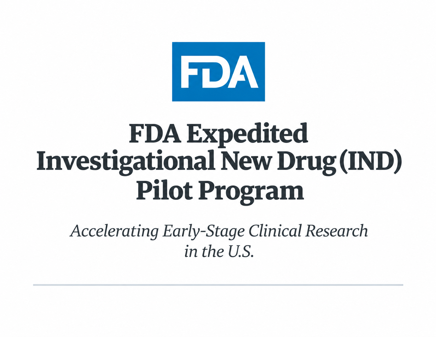 FDA Wants a Second Set of Eyes on Your First-in-Human CMC Package