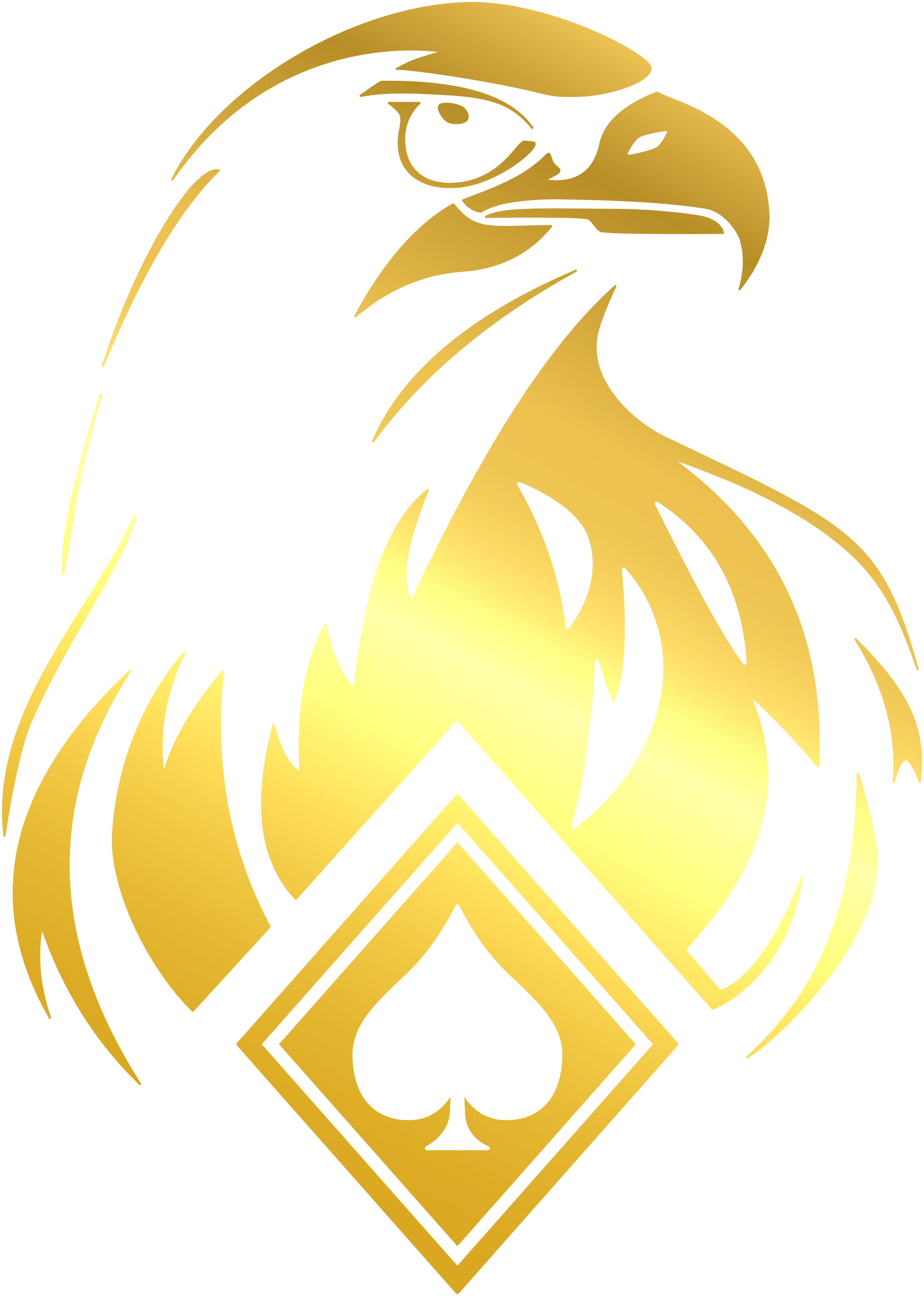 Abstract digital graphic with a golden color scheme and geometric shapes.