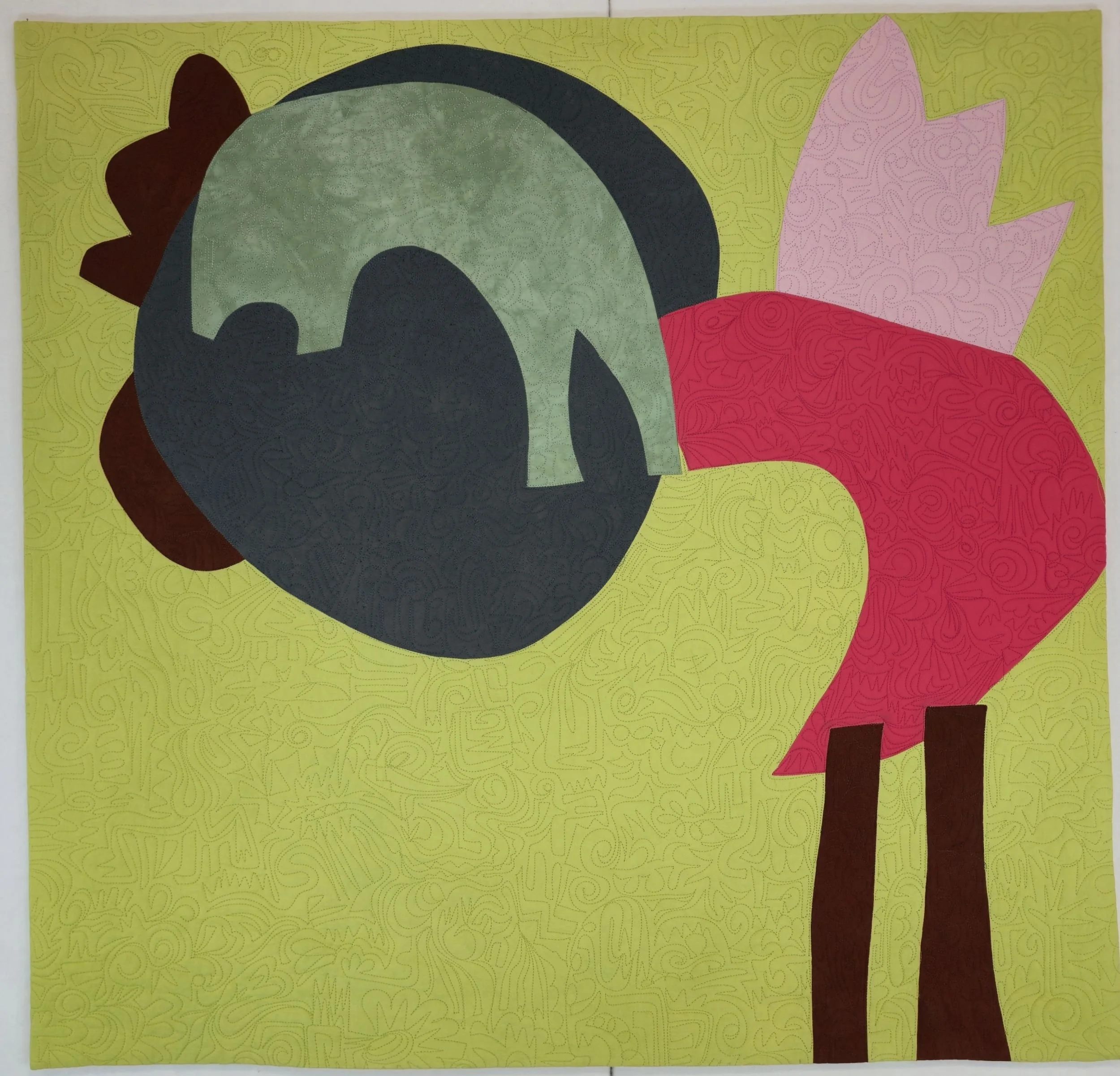 Leap of Faith Do-Over   35" x 35"